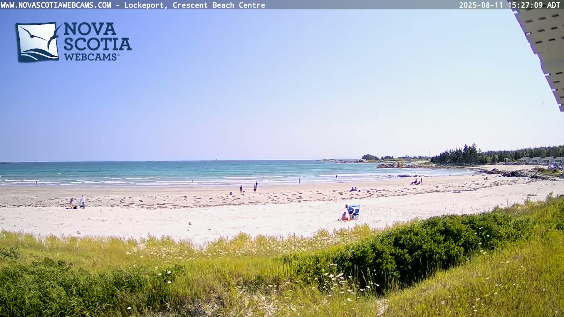 Lockeport Crescent Beach Live Cam - Lockeport, Shelburne County, Nova Scotia, Canada