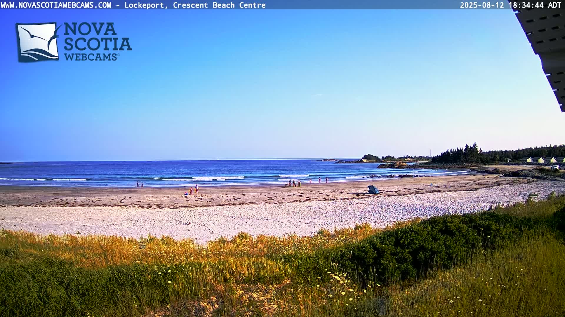 Lockeport Crescent Beach Live Cam - Lockeport, Shelburne County, Nova Scotia, Canada