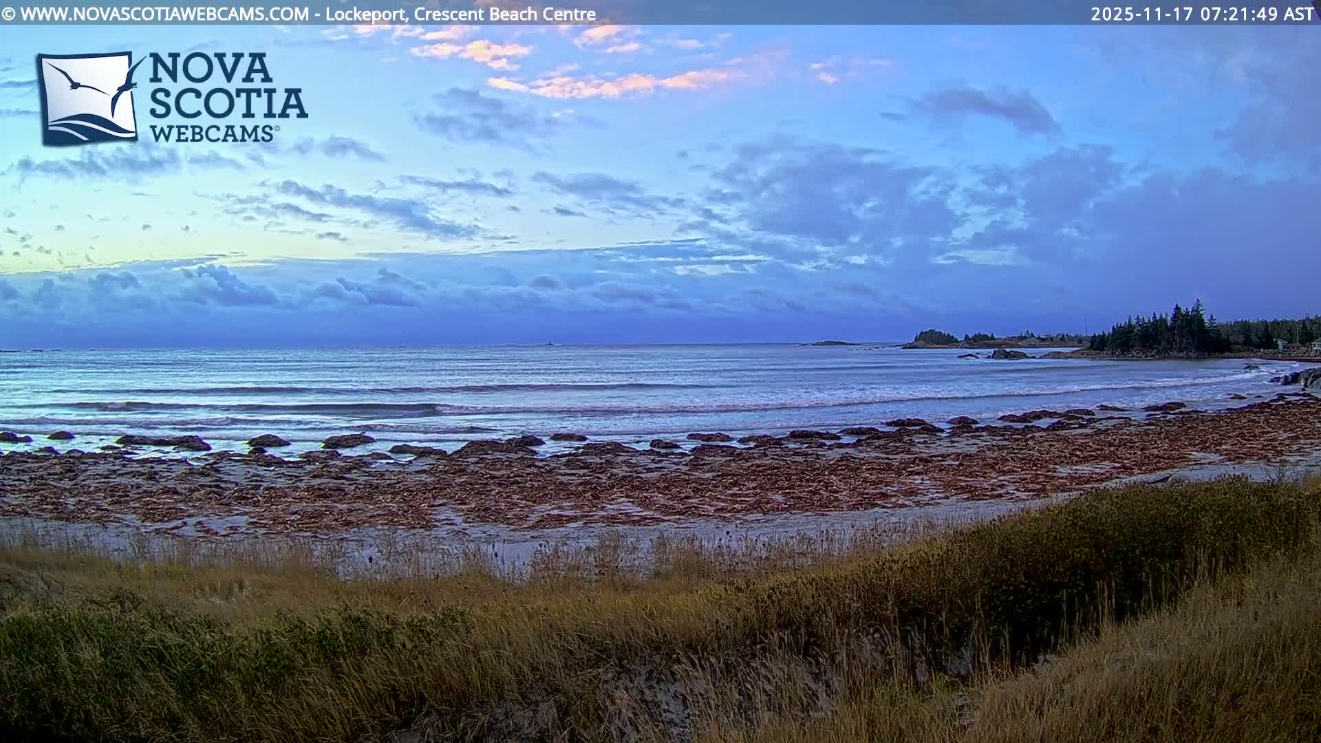 Lockeport Crescent Beach Live Cam - Lockeport, Shelburne County, Nova Scotia, Canada