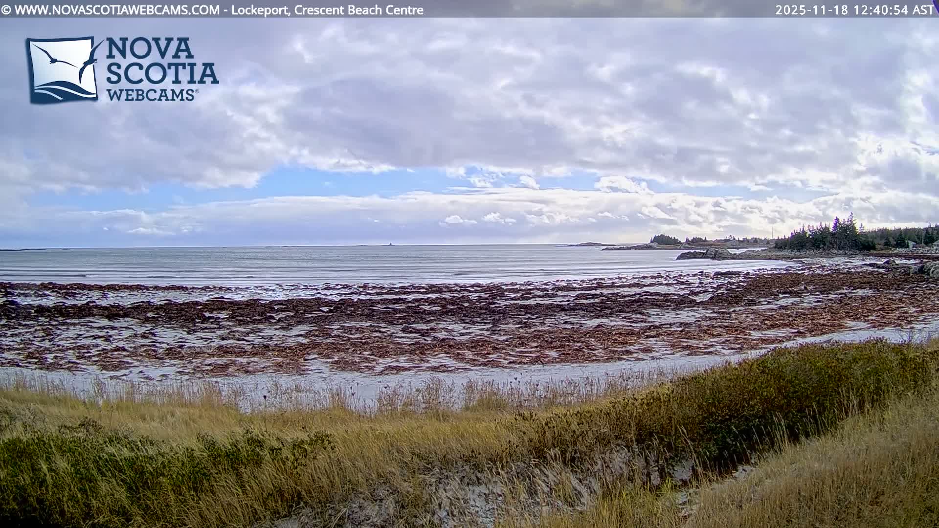 Lockeport Crescent Beach Live Cam - Lockeport, Shelburne County, Nova Scotia, Canada