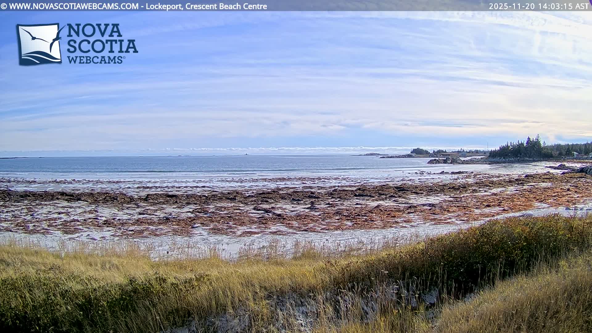 Lockeport Crescent Beach Live Cam - Lockeport, Shelburne County, Nova Scotia, Canada