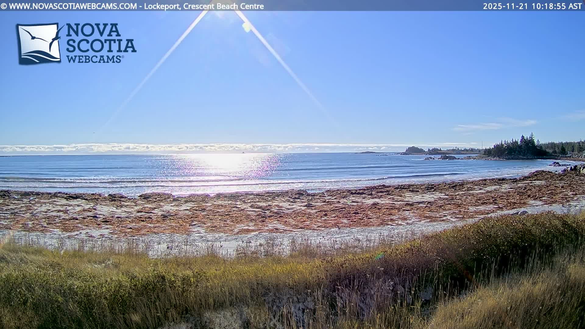 Lockeport Crescent Beach Live Cam - Lockeport, Shelburne County, Nova Scotia, Canada
