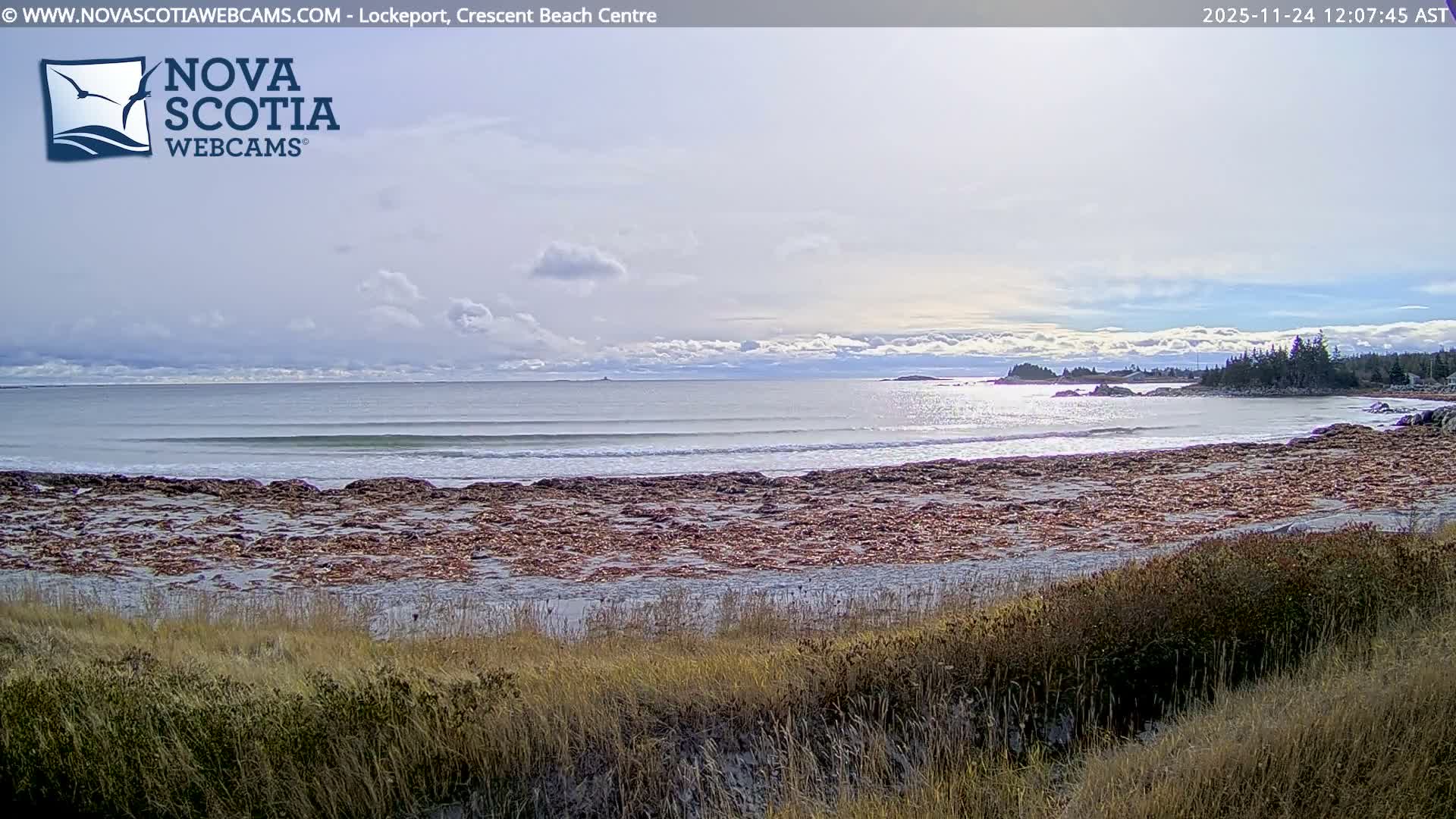 Lockeport Crescent Beach Live Cam - Lockeport, Shelburne County, Nova Scotia, Canada