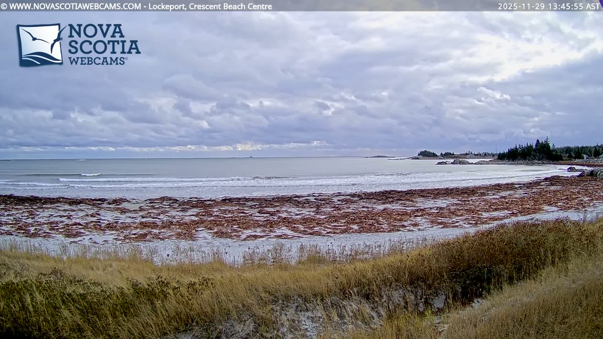 Lockeport Crescent Beach Live Cam - Lockeport, Shelburne County, Nova Scotia, Canada