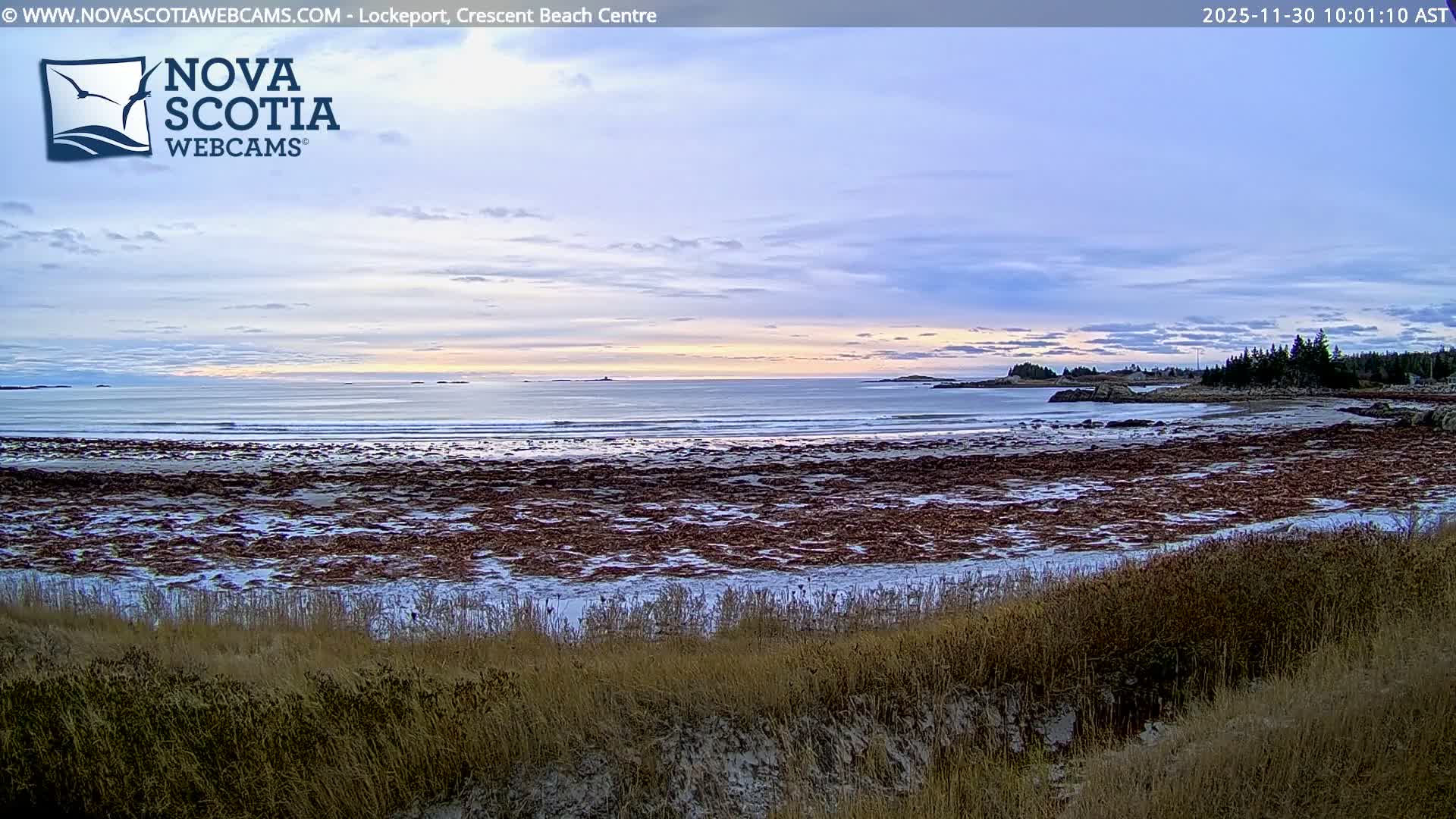 Lockeport Crescent Beach Live Cam - Lockeport, Shelburne County, Nova Scotia, Canada