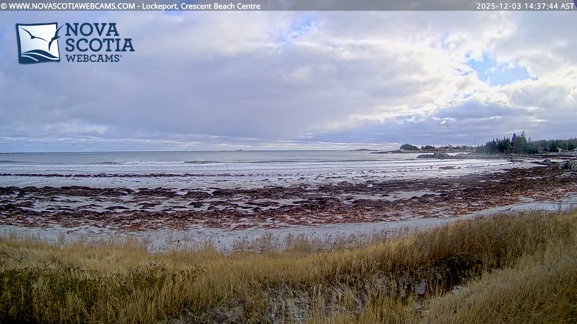 Lockeport Crescent Beach Live Cam - Lockeport, Shelburne County, Nova Scotia, Canada