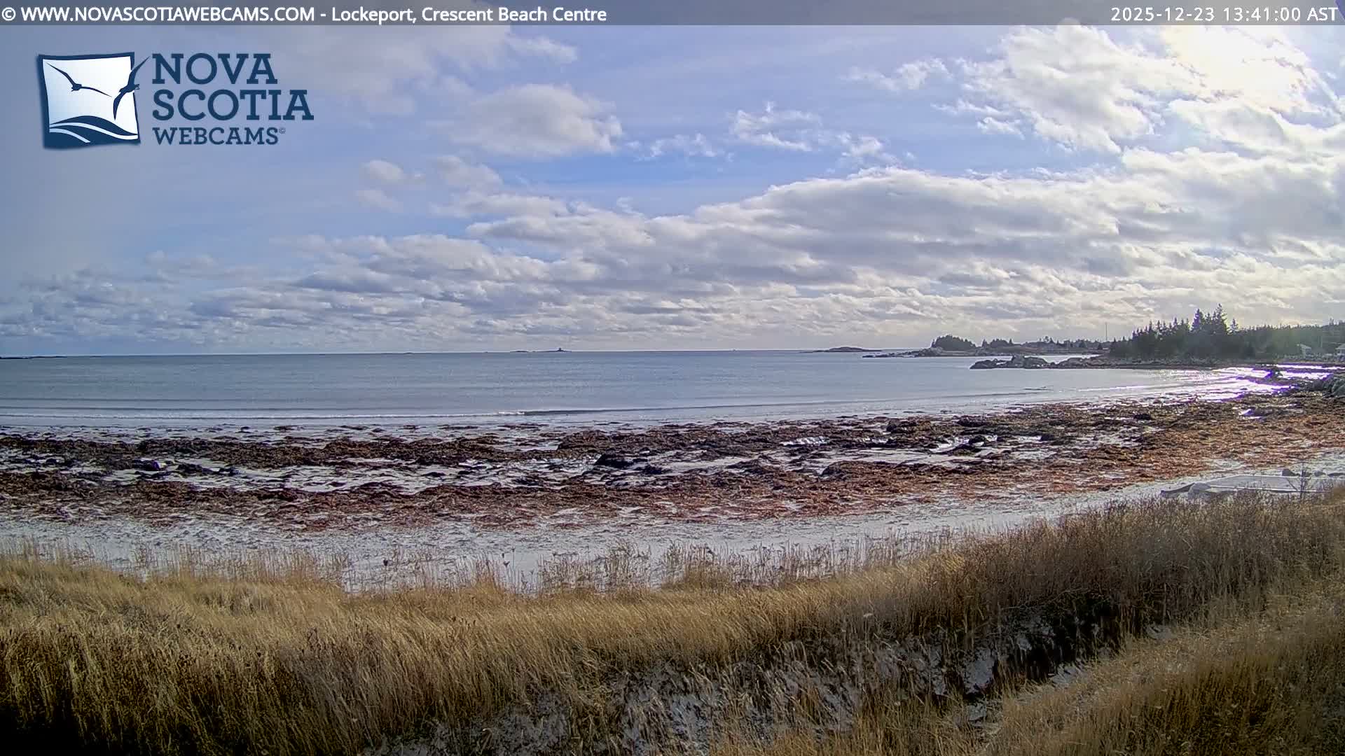 Lockeport Crescent Beach Live Cam - Lockeport, Shelburne County, Nova Scotia, Canada