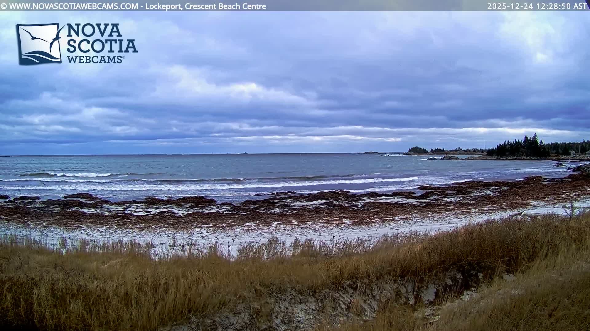 Lockeport Crescent Beach Live Cam - Lockeport, Shelburne County, Nova Scotia, Canada