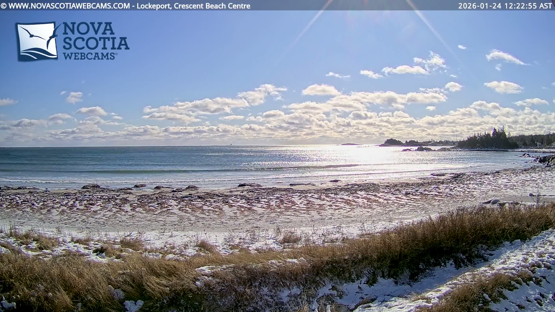 Lockeport Crescent Beach Live Cam - Lockeport, Shelburne County, Nova Scotia, Canada