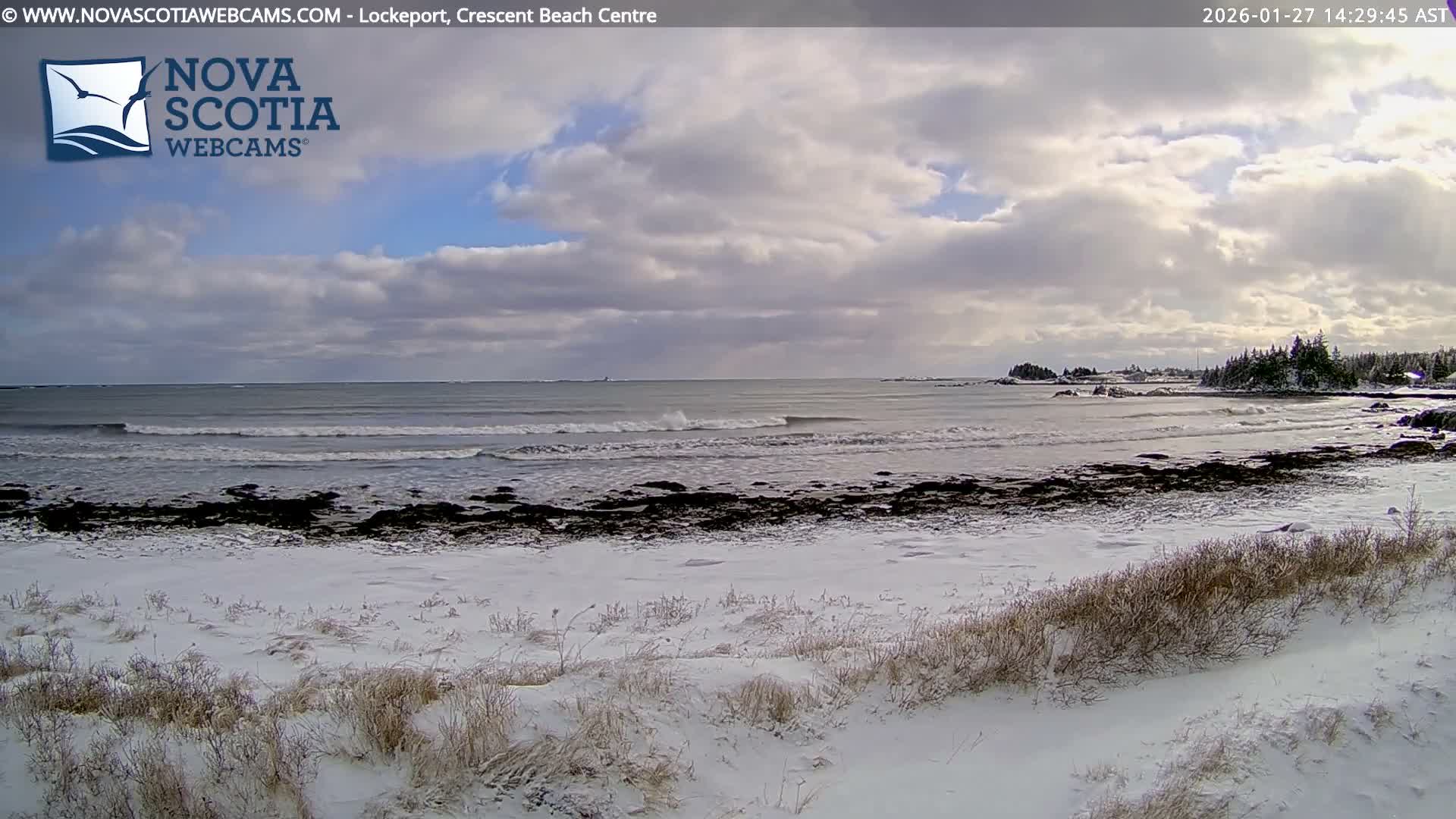 Lockeport Crescent Beach Live Cam - Lockeport, Shelburne County, Nova Scotia, Canada