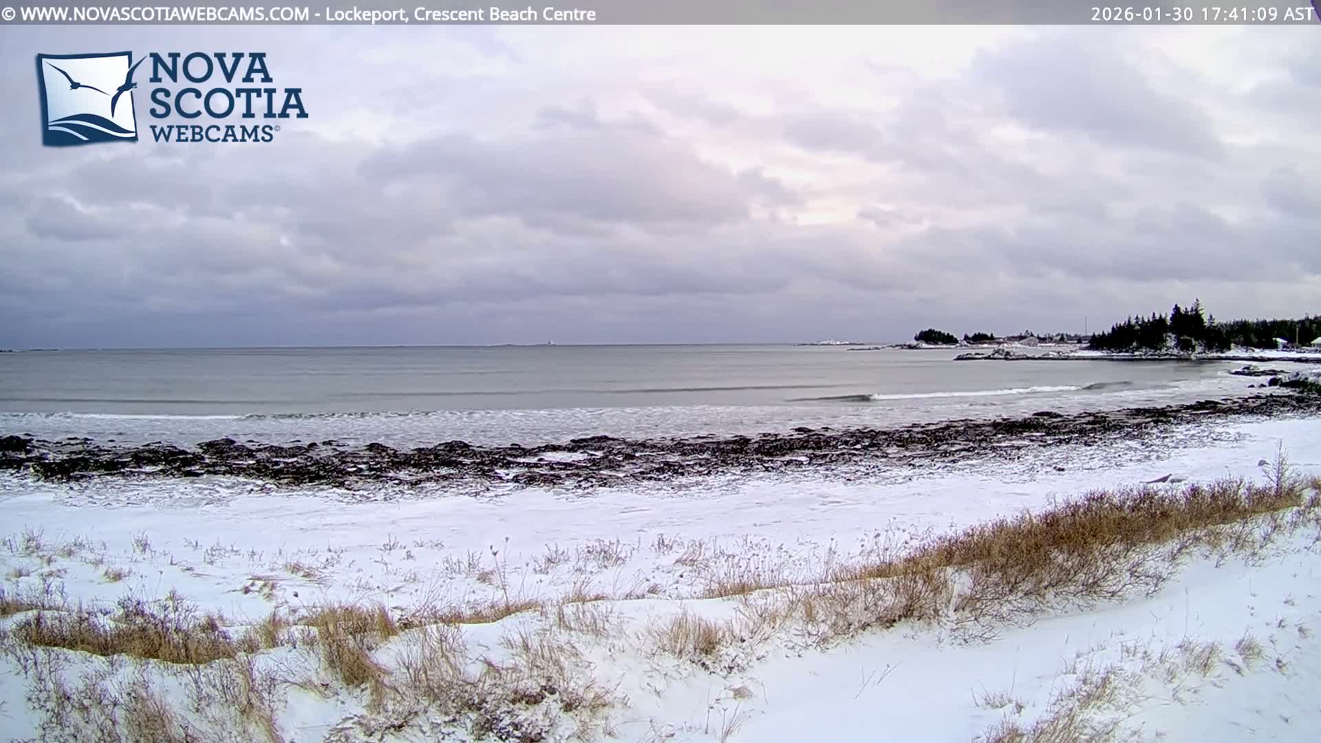 Lockeport Crescent Beach Live Cam - Lockeport, Shelburne County, Nova Scotia, Canada