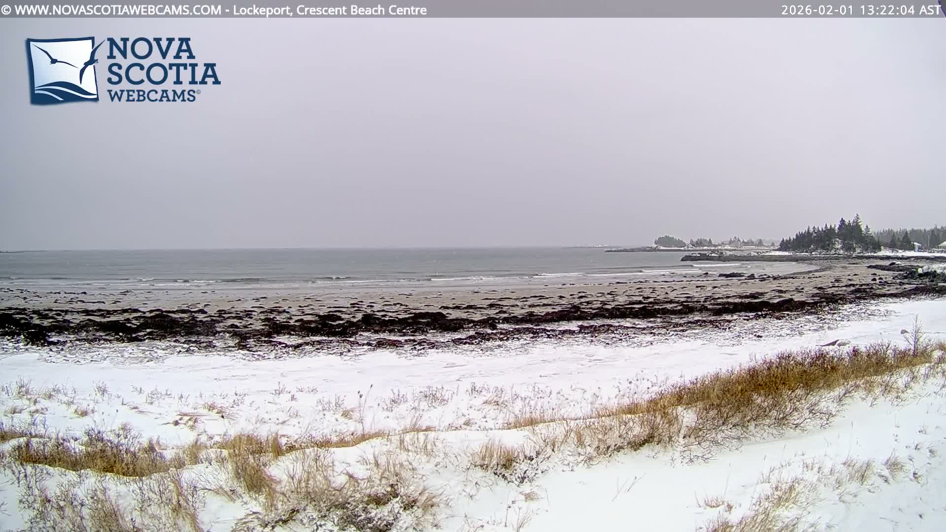 Lockeport Crescent Beach Live Cam - Lockeport, Shelburne County, Nova Scotia, Canada