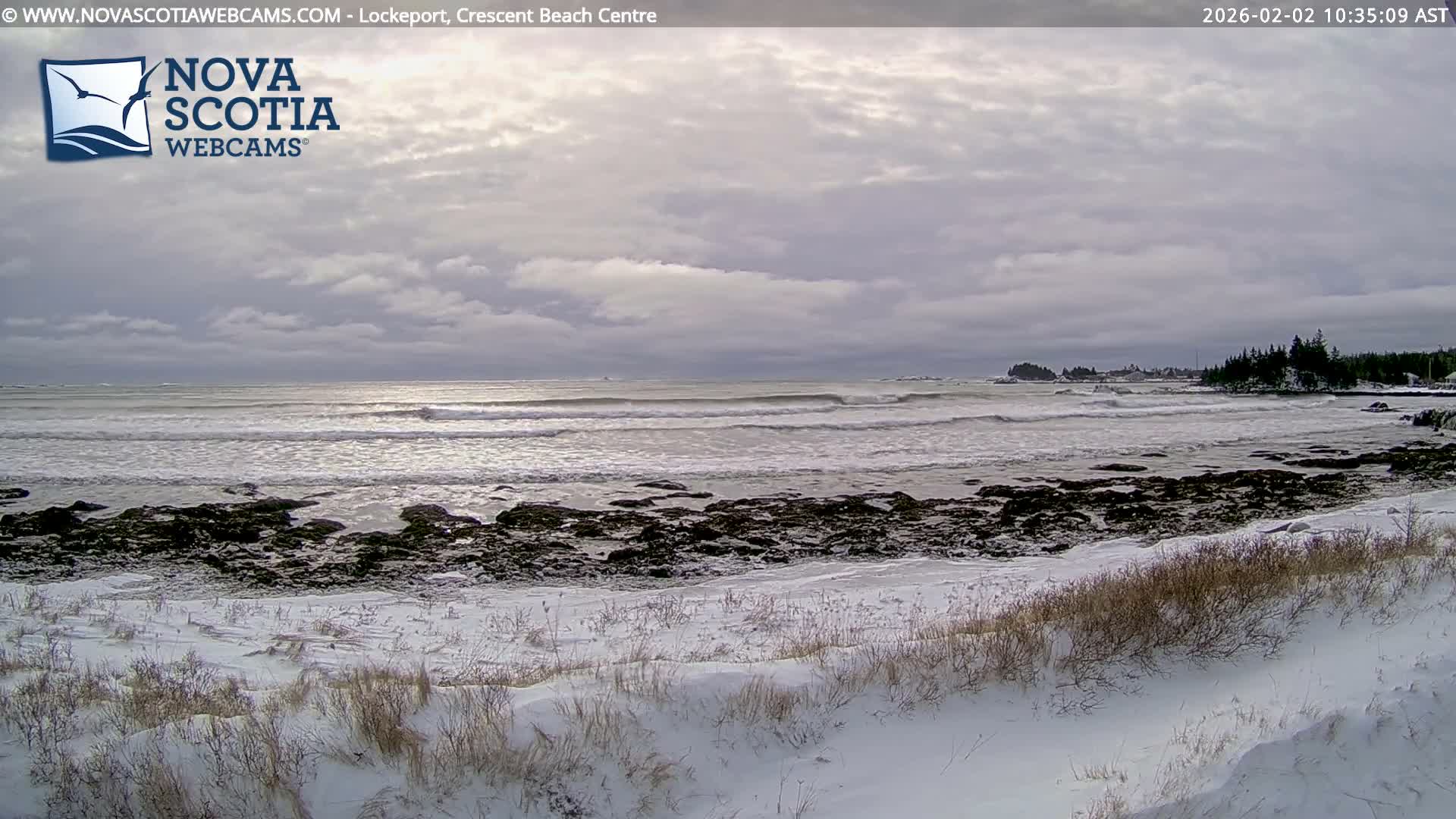 Lockeport Crescent Beach Live Cam - Lockeport, Shelburne County, Nova Scotia, Canada