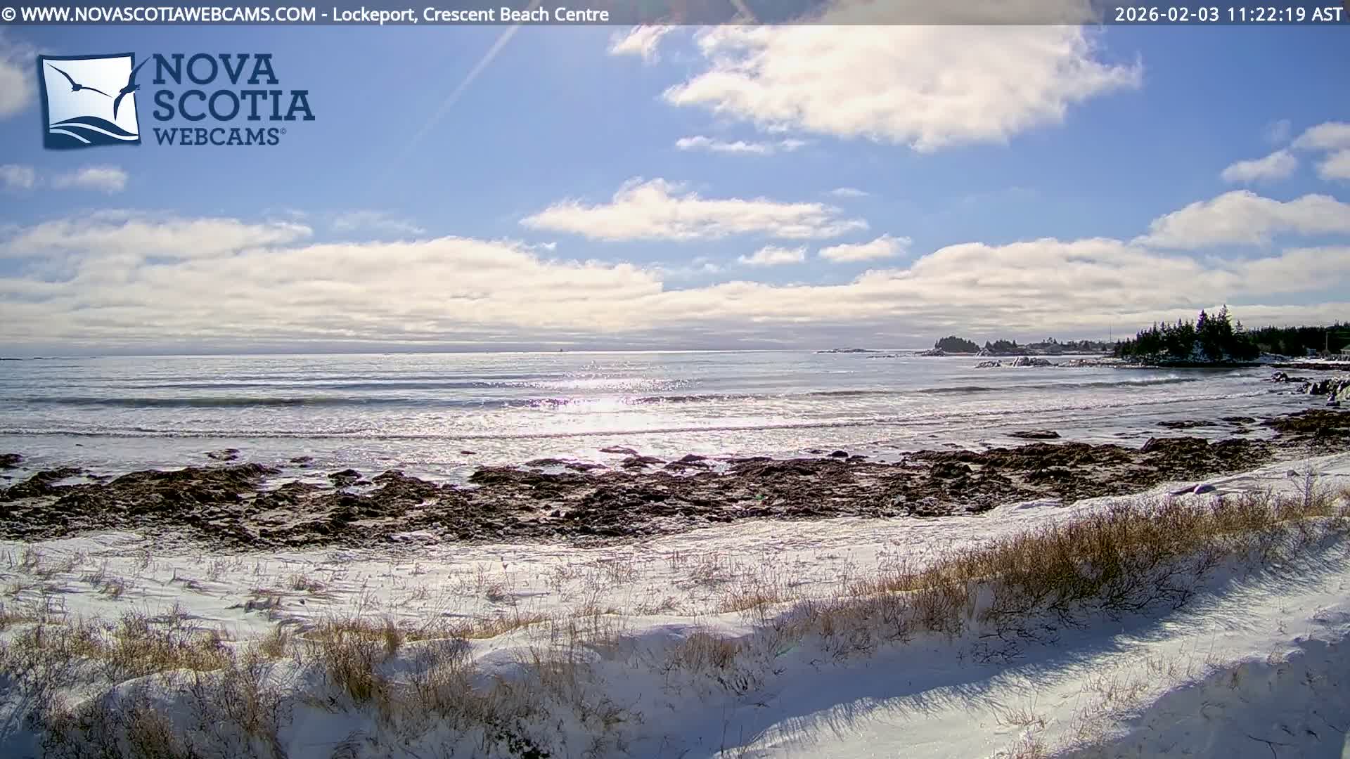 Lockeport Crescent Beach Live Cam - Lockeport, Shelburne County, Nova Scotia, Canada