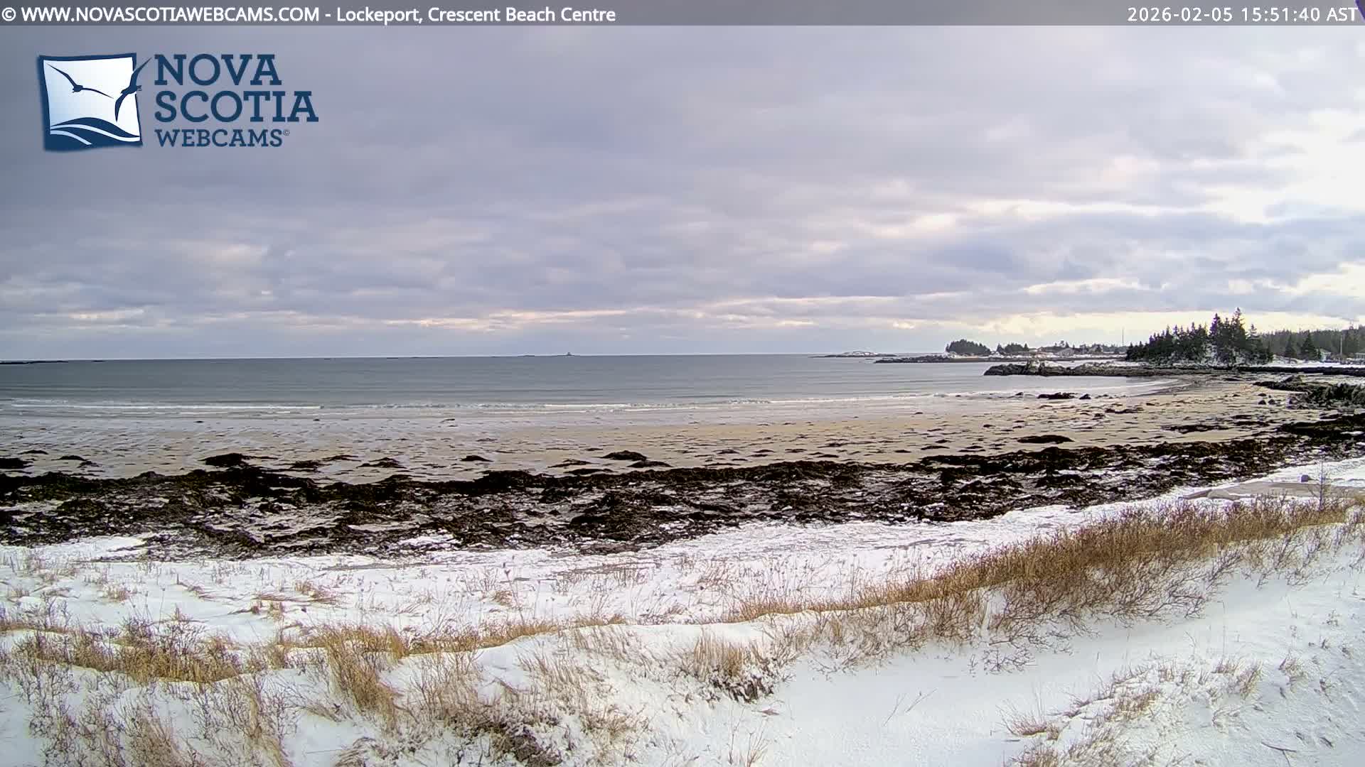 Lockeport Crescent Beach Live Cam - Lockeport, Shelburne County, Nova Scotia, Canada