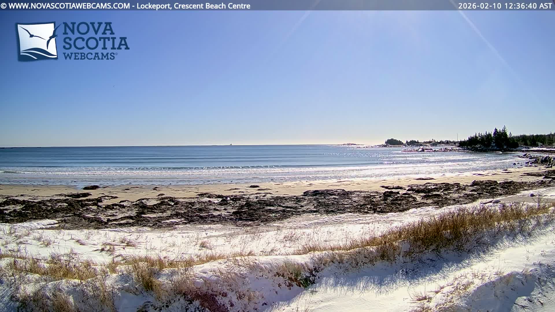 Lockeport Crescent Beach Live Cam - Lockeport, Shelburne County, Nova Scotia, Canada