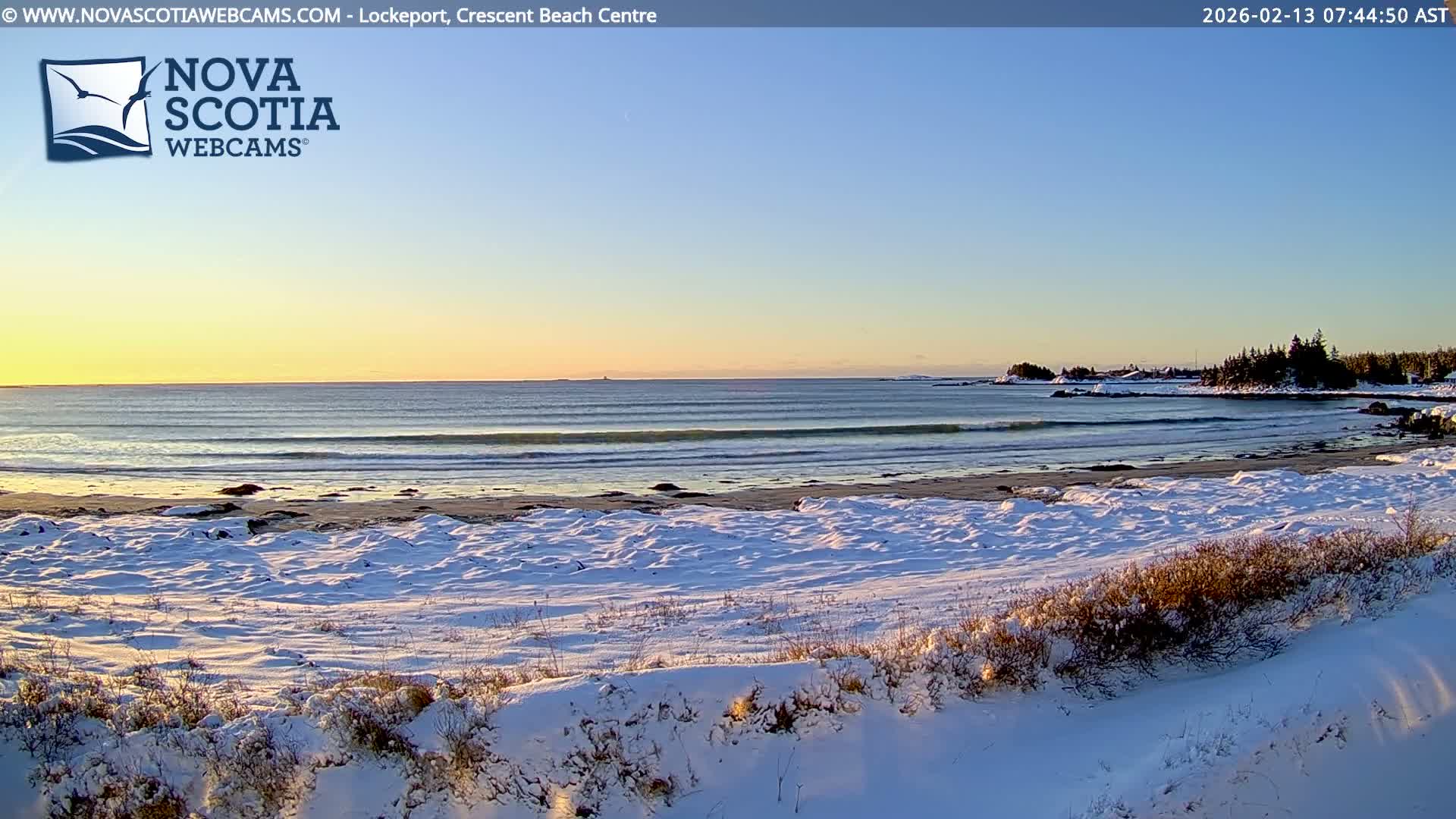 Lockeport Crescent Beach Live Cam - Lockeport, Shelburne County, Nova Scotia, Canada