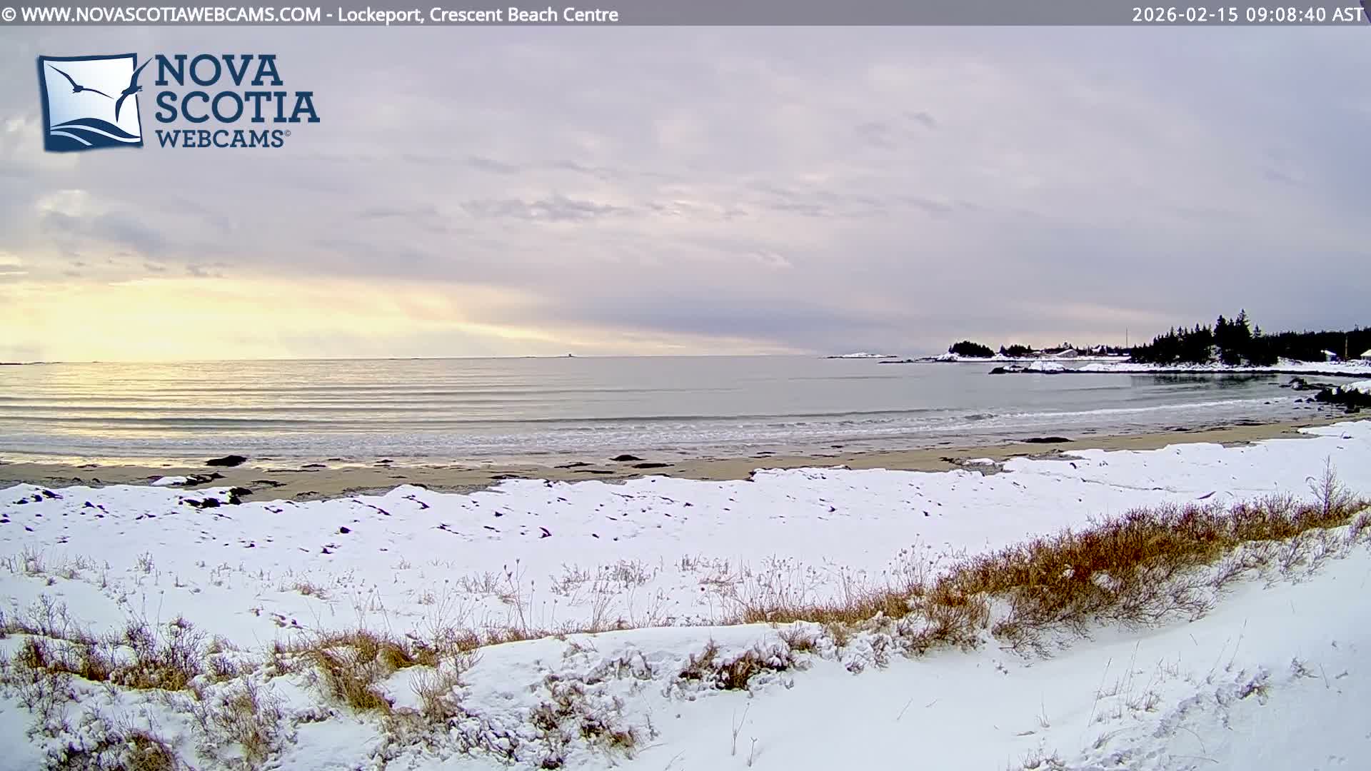Lockeport Crescent Beach Live Cam - Lockeport, Shelburne County, Nova Scotia, Canada