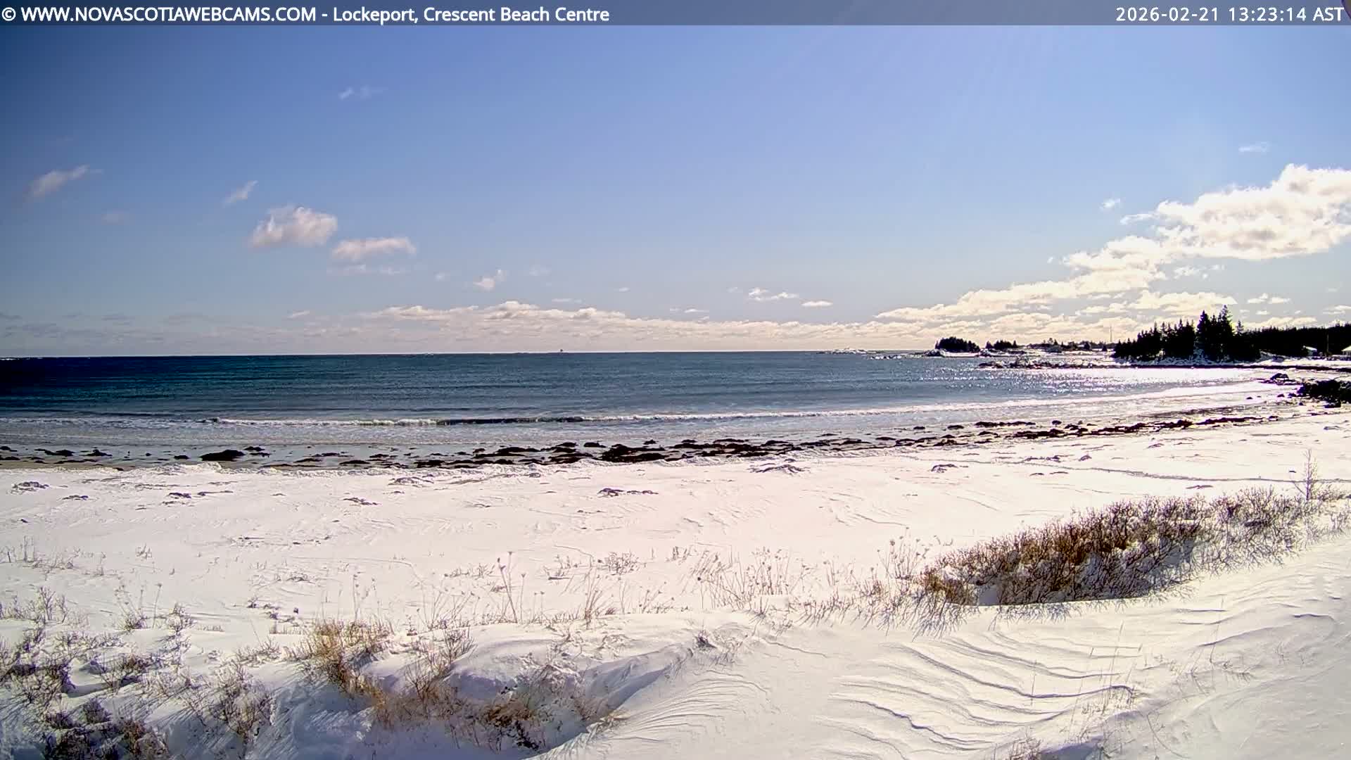 Lockeport Crescent Beach Live Cam - Lockeport, Shelburne County, Nova Scotia, Canada