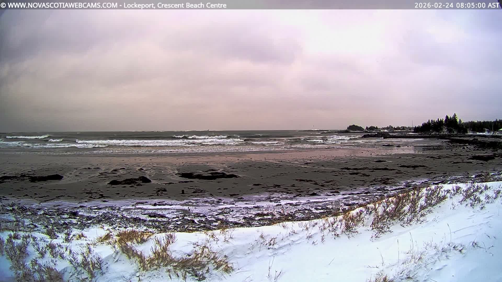 Lockeport Crescent Beach Live Cam - Lockeport, Shelburne County, Nova Scotia, Canada