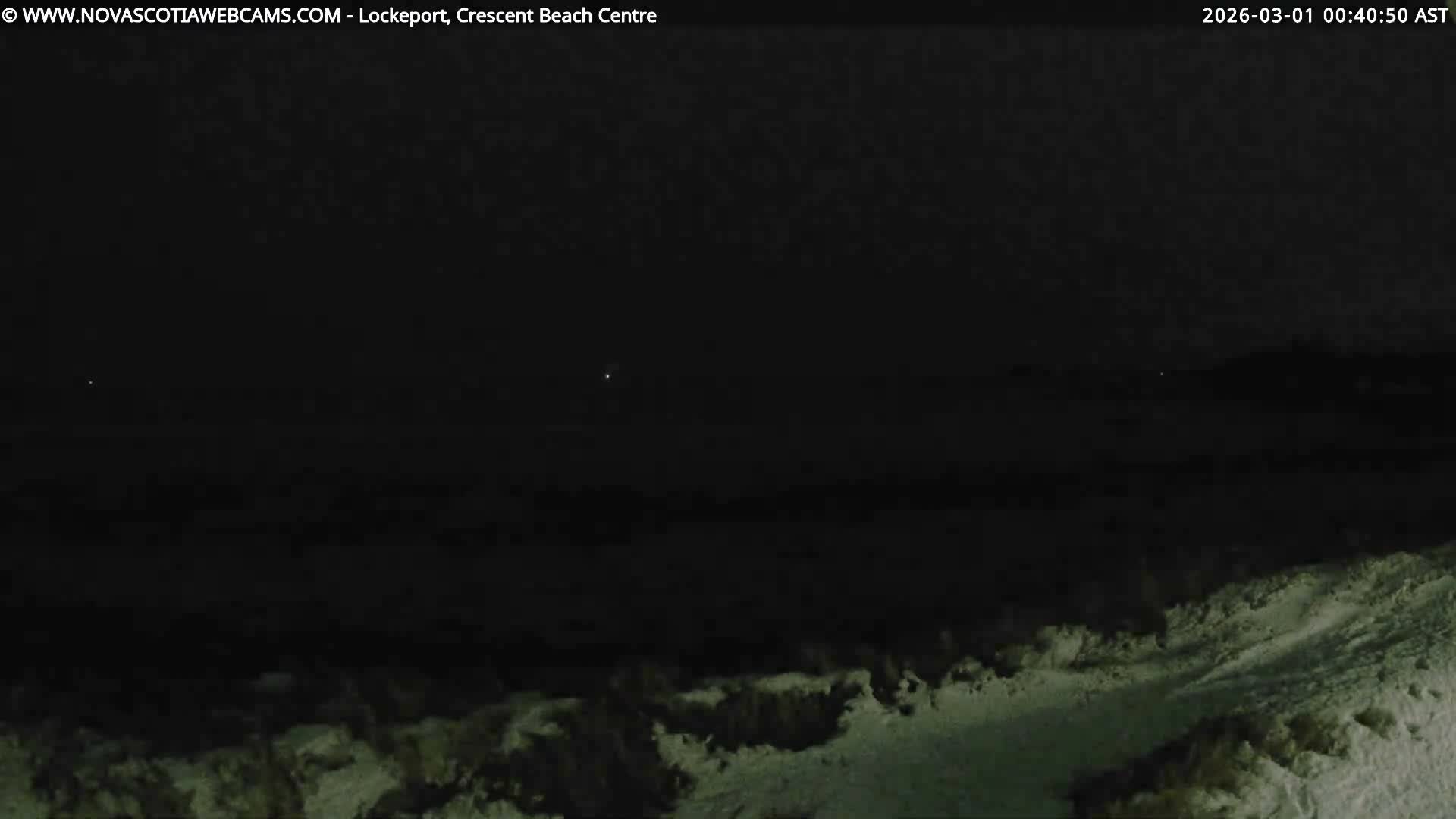 Lockeport Crescent Beach Live Cam - Lockeport, Shelburne County, Nova Scotia, Canada