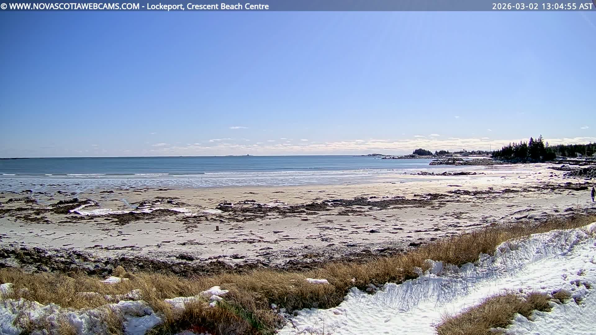 Lockeport Crescent Beach Live Cam - Lockeport, Shelburne County, Nova Scotia, Canada