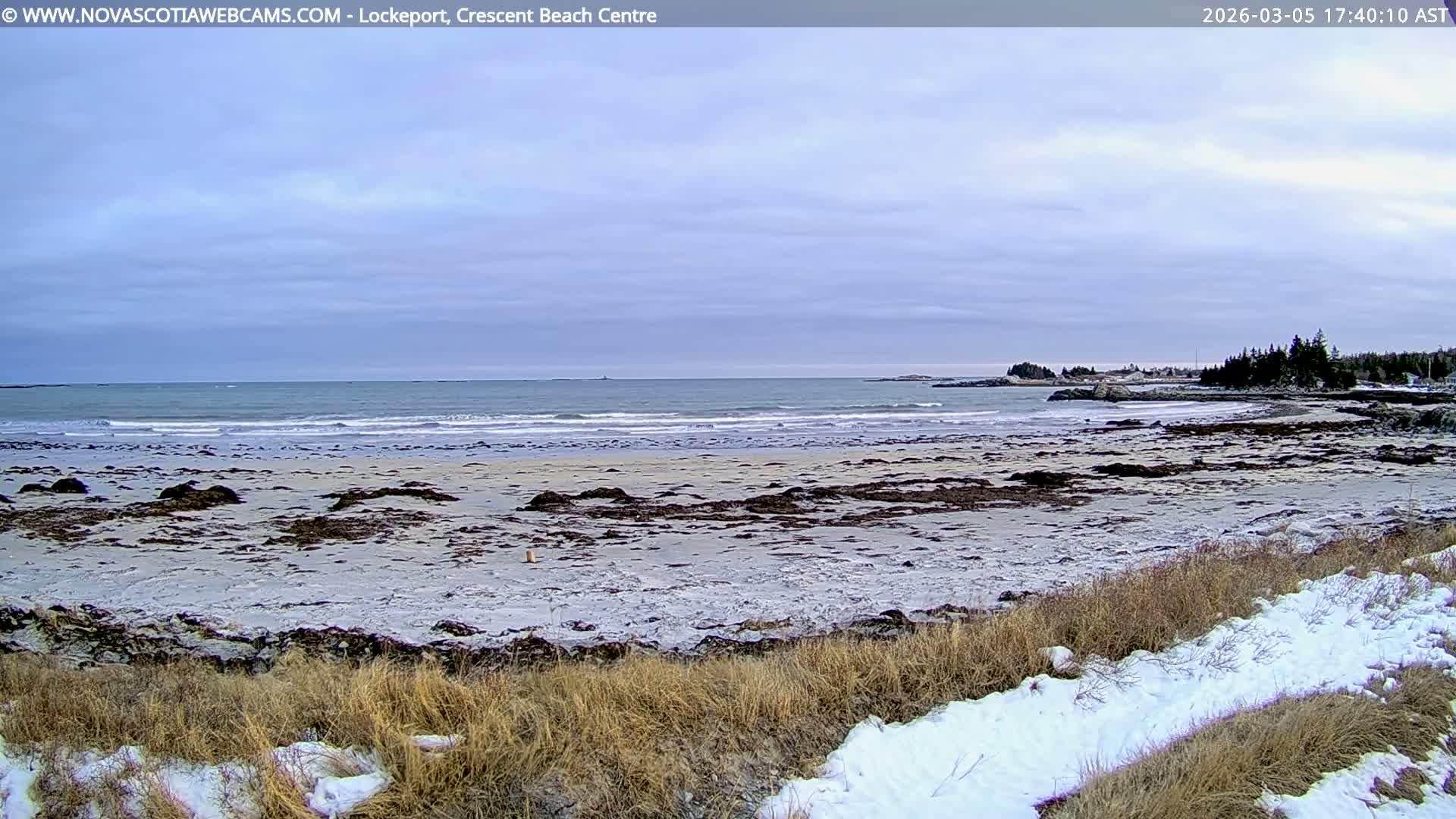 Lockeport Crescent Beach Live Cam - Lockeport, Shelburne County, Nova Scotia, Canada