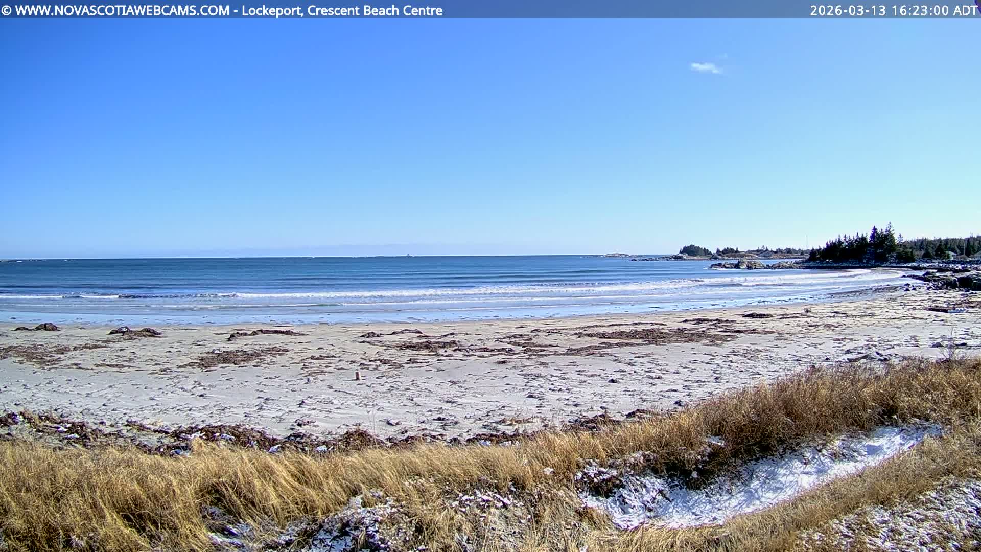 Lockeport Crescent Beach Live Cam - Lockeport, Shelburne County, Nova Scotia, Canada