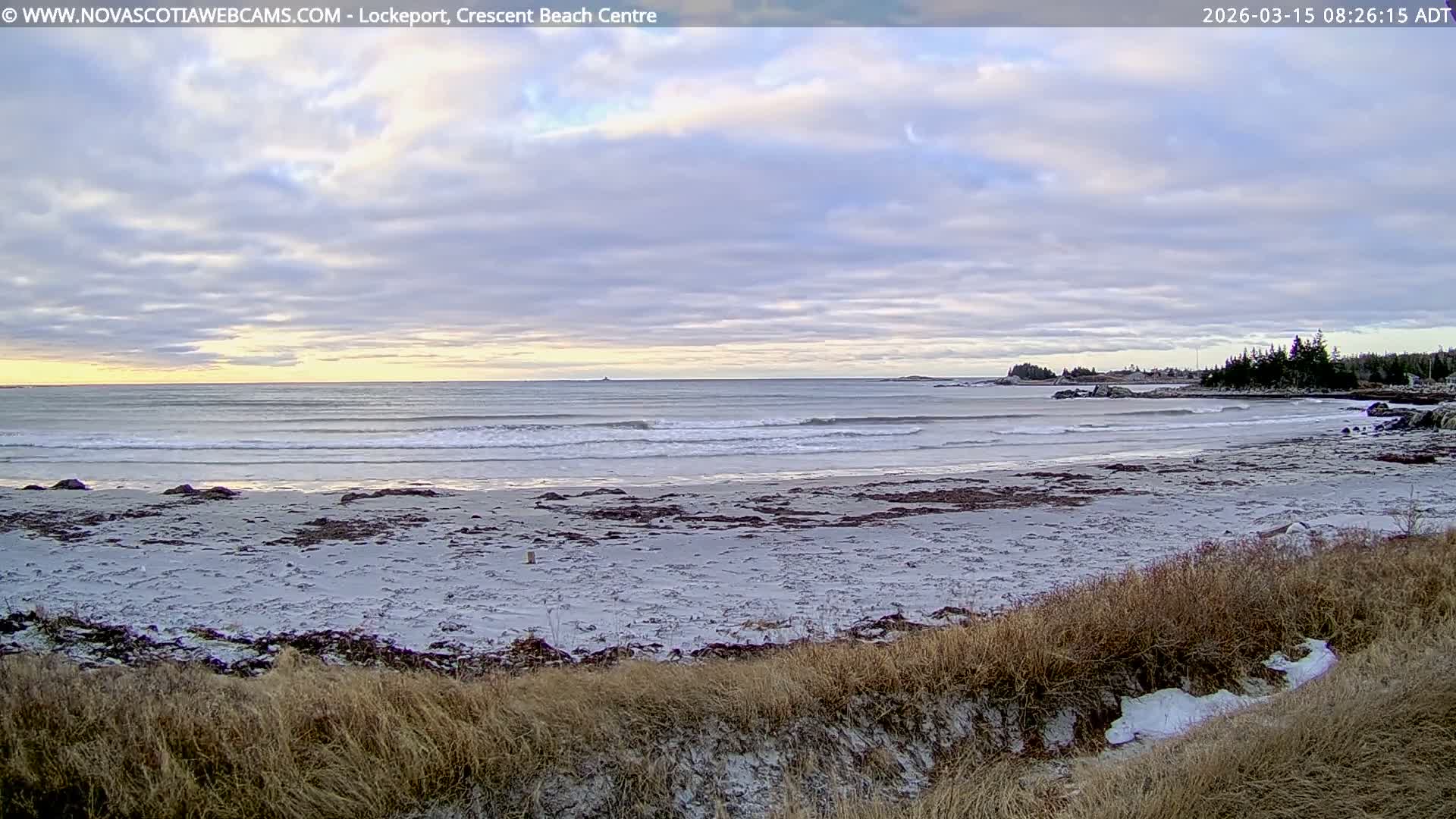 Lockeport Crescent Beach Live Cam - Lockeport, Shelburne County, Nova Scotia, Canada