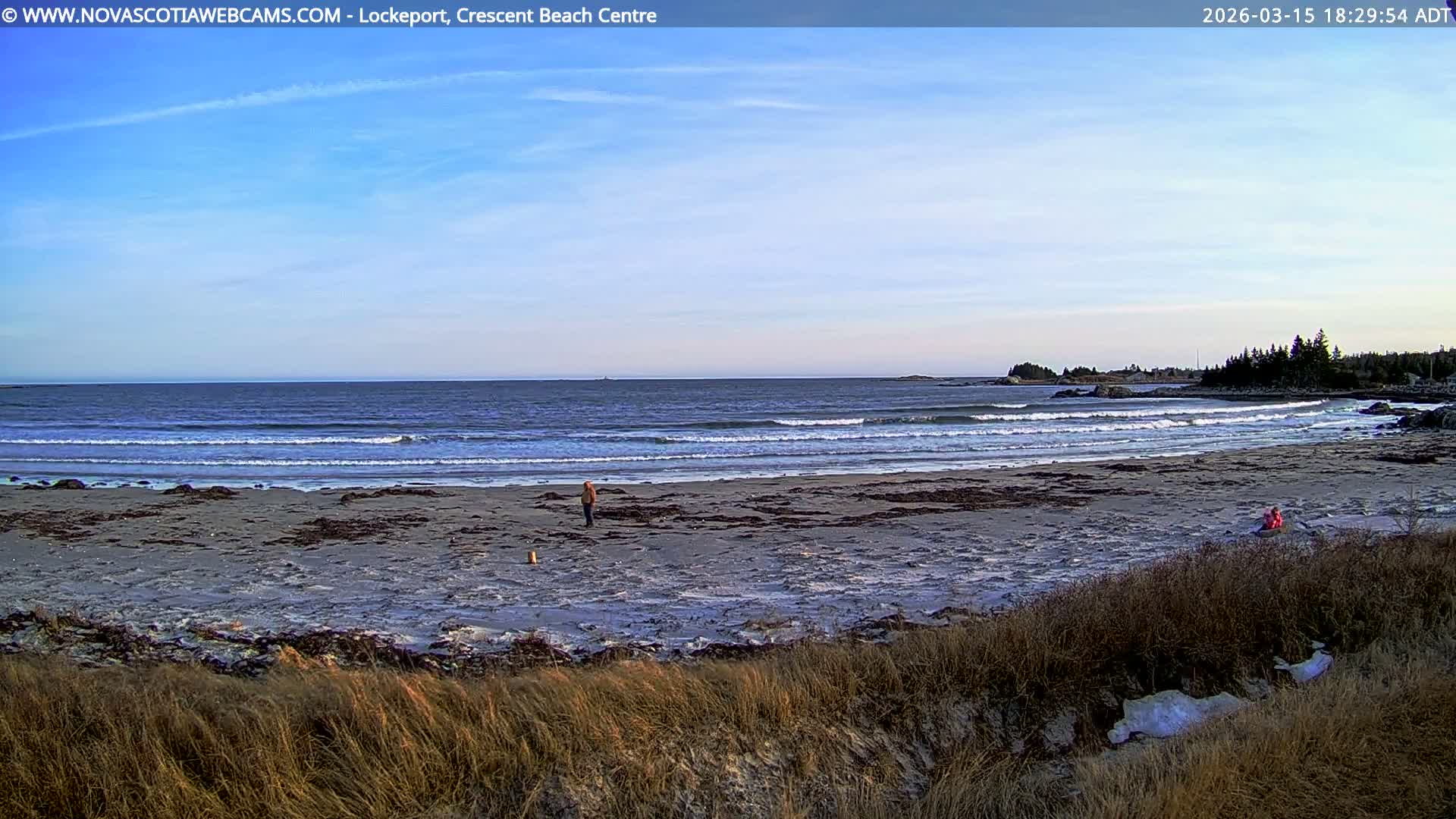 Lockeport Crescent Beach Live Cam - Lockeport, Shelburne County, Nova Scotia, Canada