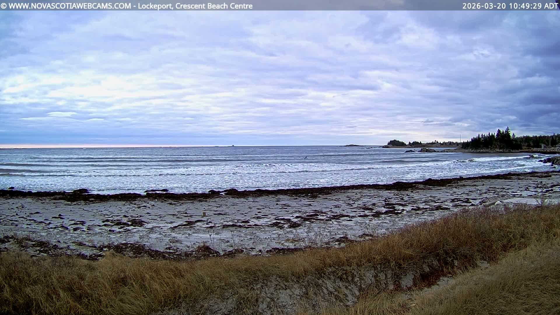 Lockeport Crescent Beach Live Cam - Lockeport, Shelburne County, Nova Scotia, Canada
