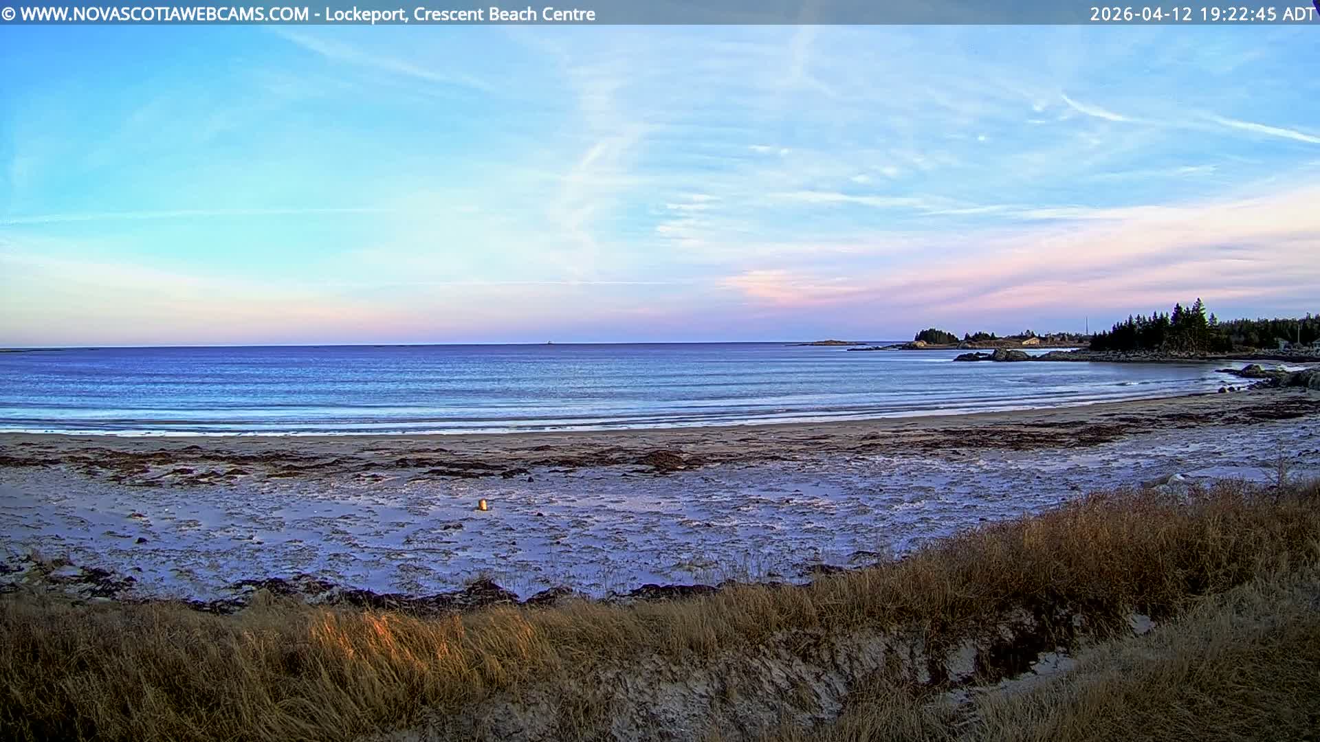 Lockeport Crescent Beach Live Cam - Lockeport, Shelburne County, Nova Scotia, Canada