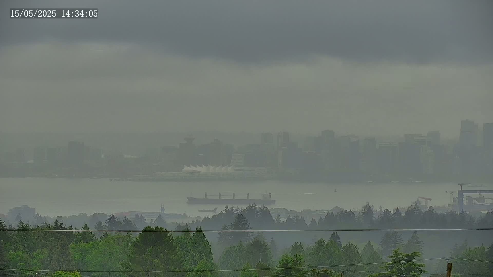 Vancouver City Skyline  & Cruise Ship Spotting Live Cam - Vancouver, Metro Vancouver, British Columbia, Canada