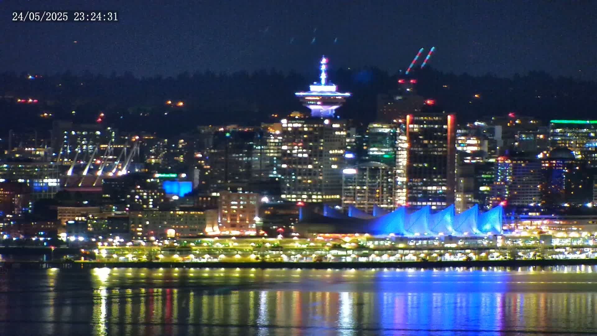 Vancouver City Skyline  & Cruise Ship Spotting Live Cam - Vancouver, Metro Vancouver, British Columbia, Canada