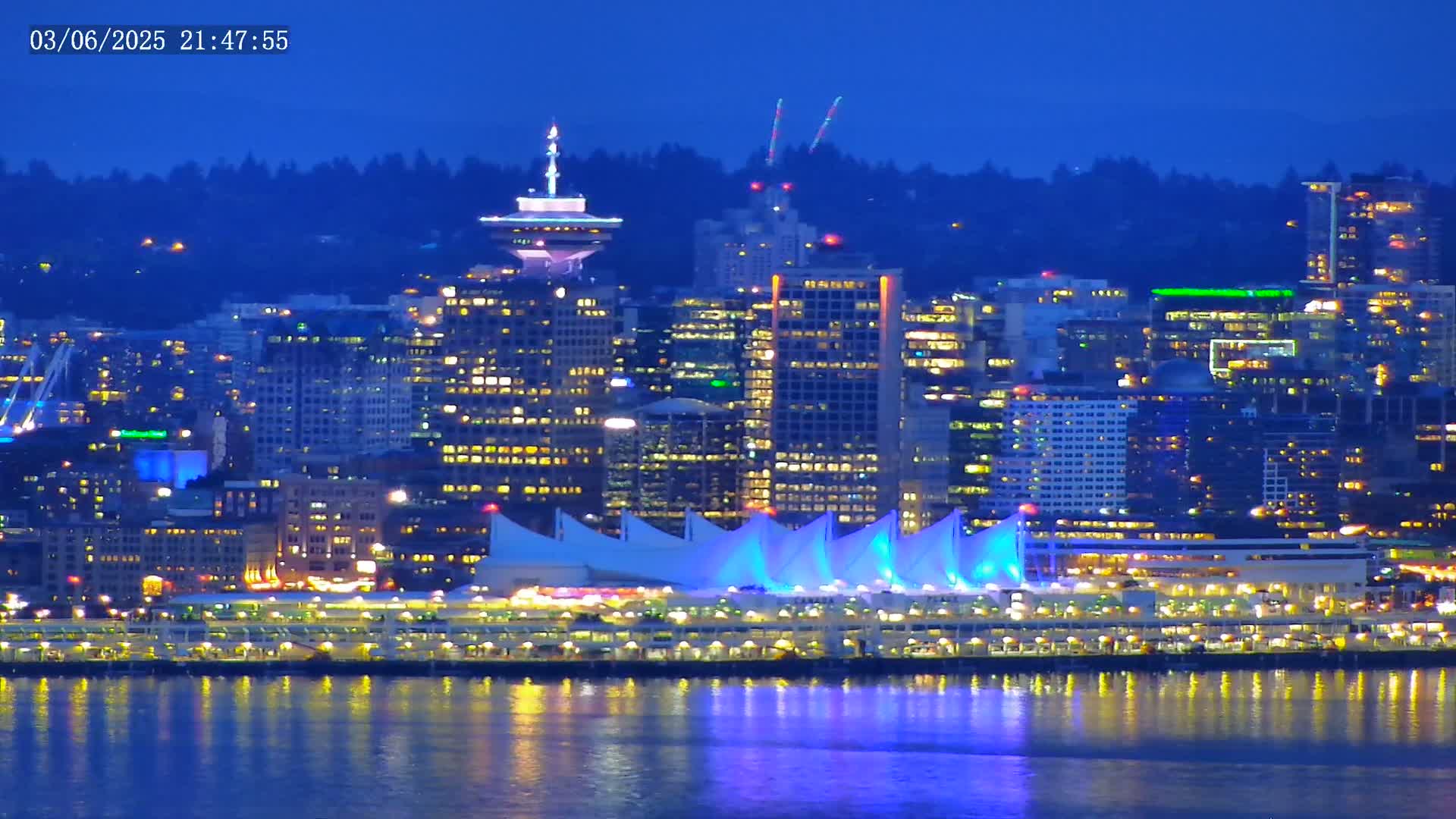Vancouver City Skyline  & Cruise Ship Spotting Live Cam - Vancouver, Metro Vancouver, British Columbia, Canada