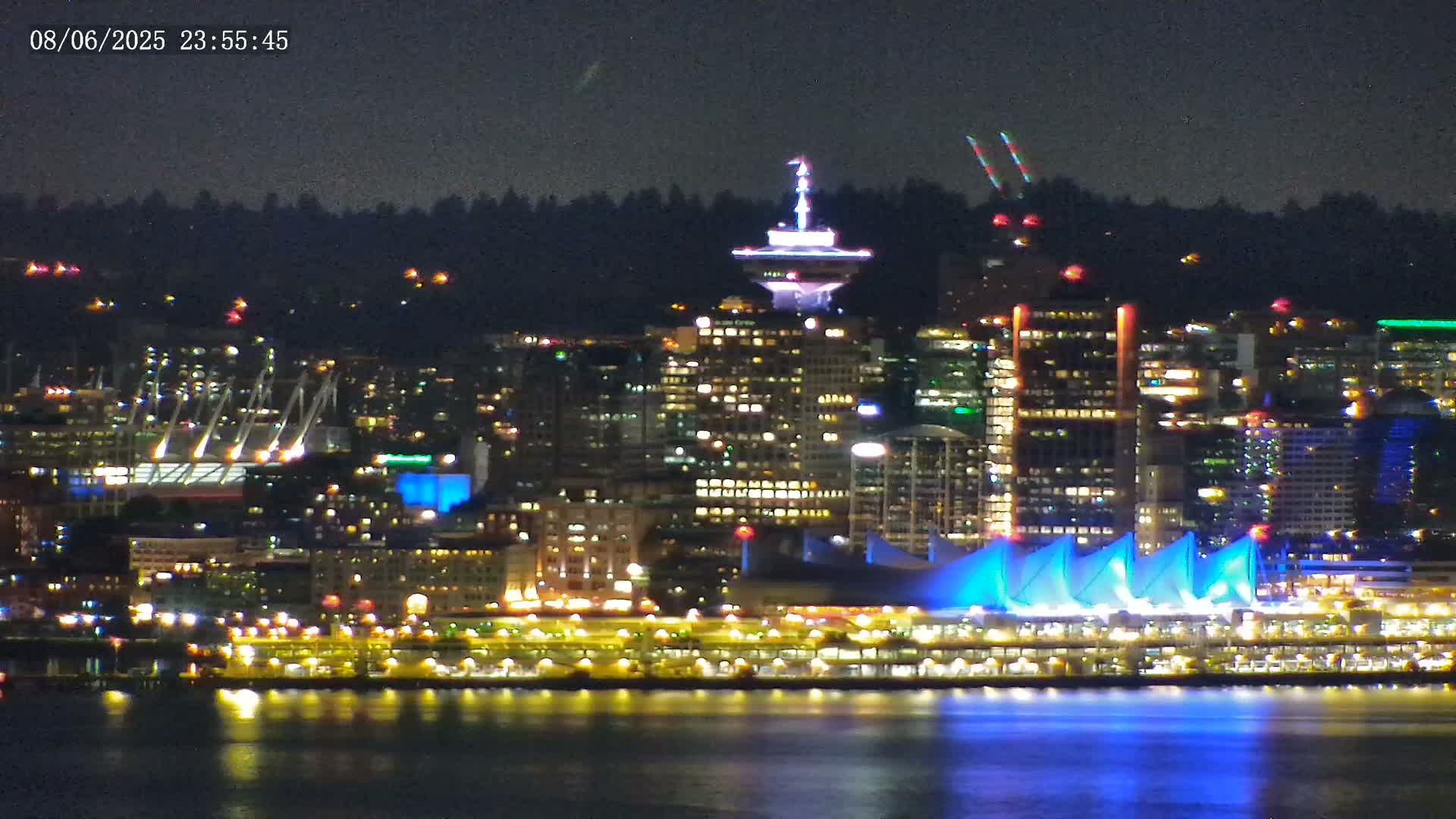 Vancouver City Skyline  & Cruise Ship Spotting Live Cam - Vancouver, Metro Vancouver, British Columbia, Canada