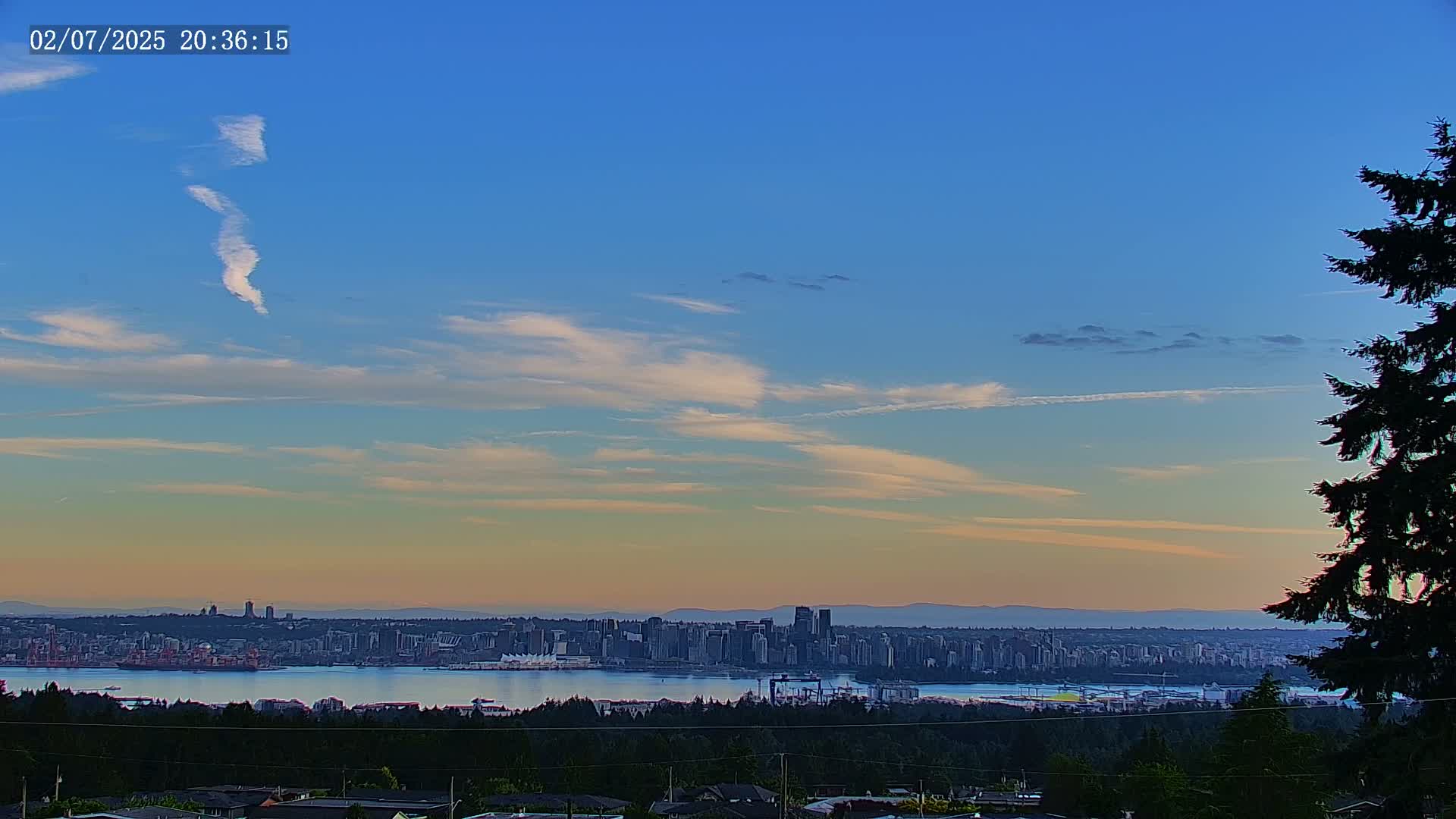 Vancouver City Skyline  & Cruise Ship Spotting Live Cam - Vancouver, Metro Vancouver, British Columbia, Canada