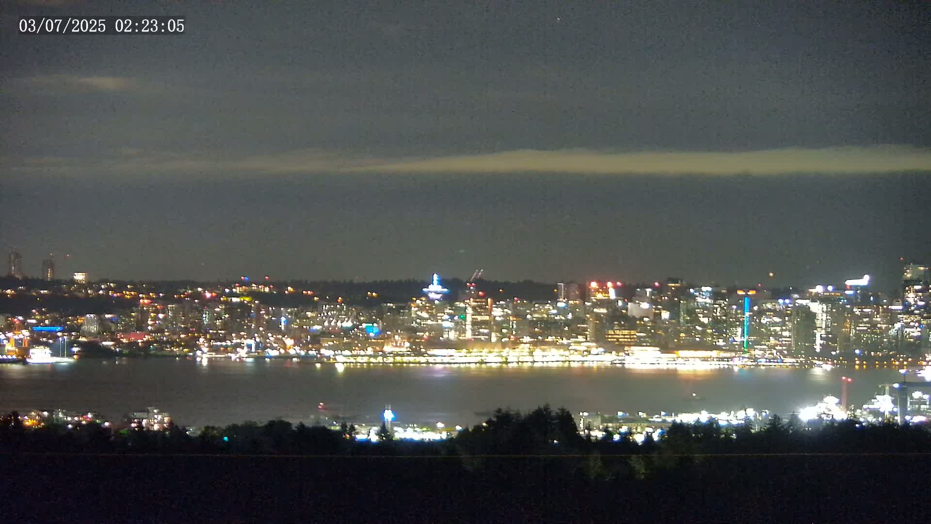 Vancouver City Skyline  & Cruise Ship Spotting Live Cam - Vancouver, Metro Vancouver, British Columbia, Canada