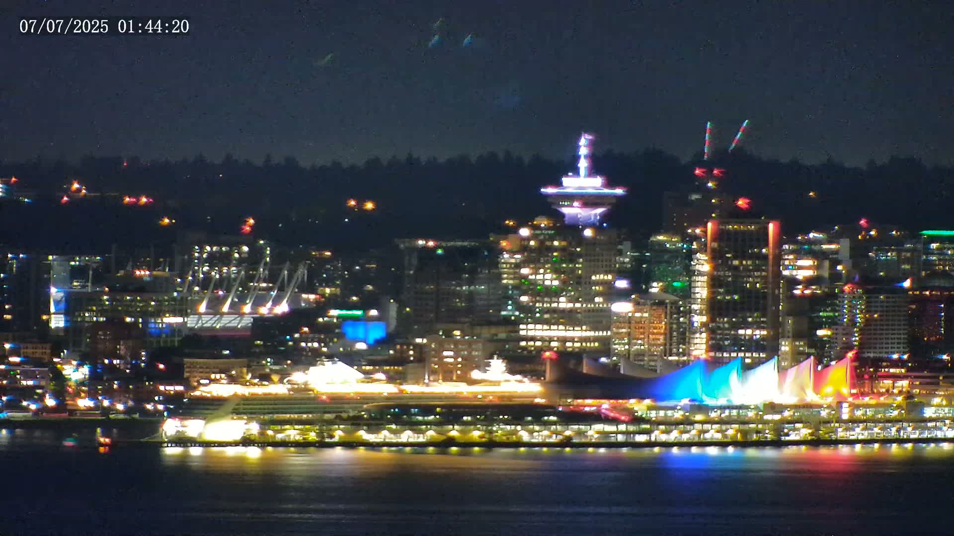 Vancouver City Skyline  & Cruise Ship Spotting Live Cam - Vancouver, Metro Vancouver, British Columbia, Canada