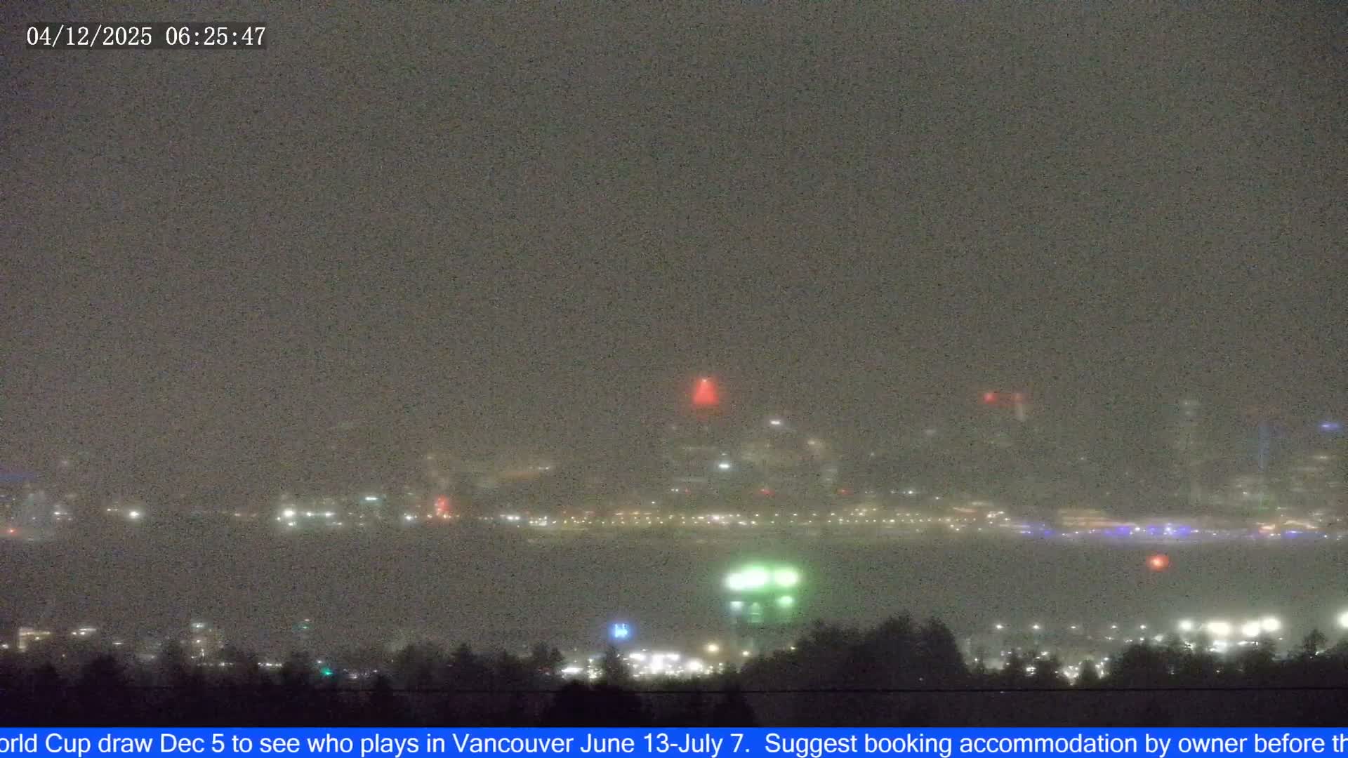 Vancouver City Skyline  & Cruise Ship Spotting Live Cam - Vancouver, Metro Vancouver, British Columbia, Canada