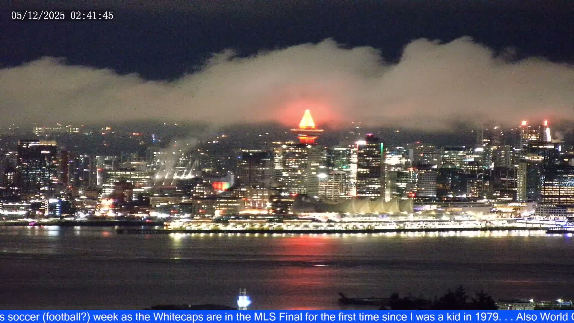 Vancouver City Skyline  & Cruise Ship Spotting Live Cam - Vancouver, Metro Vancouver, British Columbia, Canada