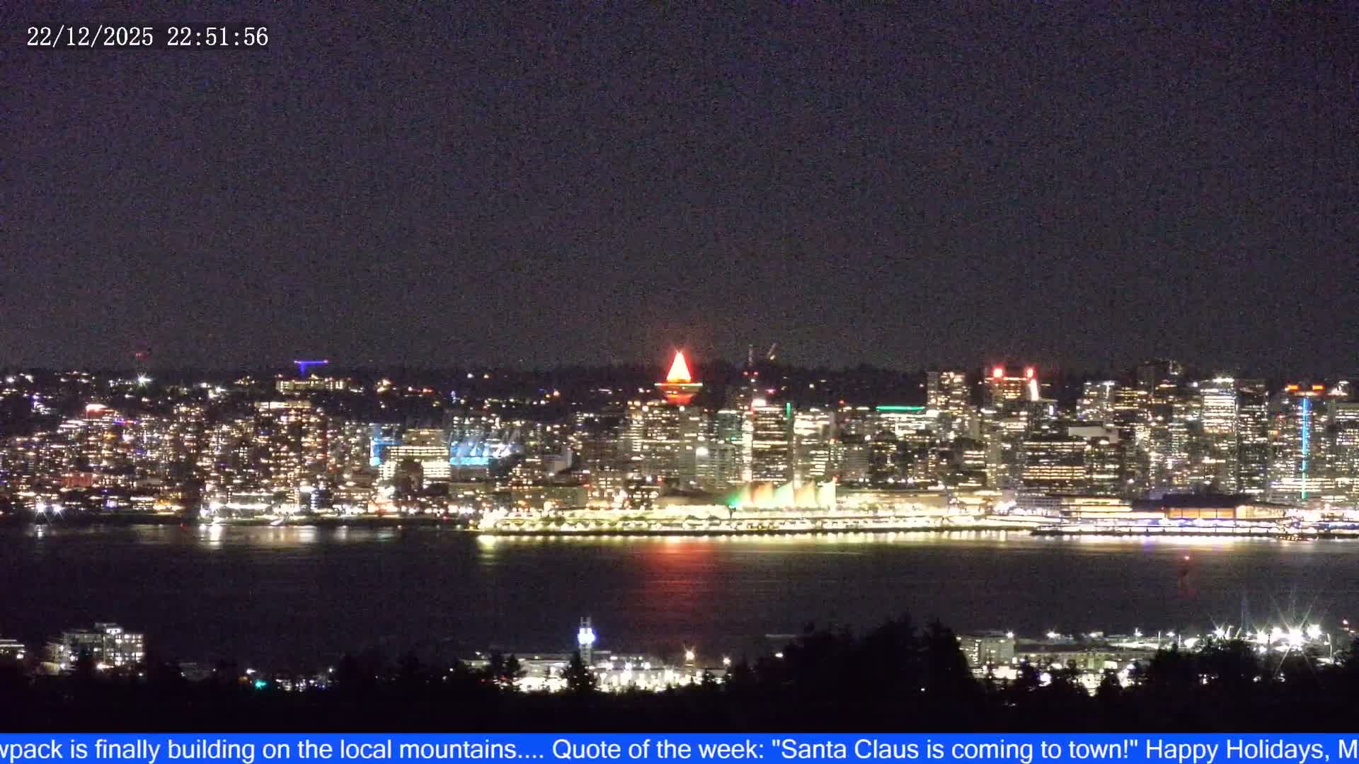 Vancouver City Skyline  & Cruise Ship Spotting Live Cam - Vancouver, Metro Vancouver, British Columbia, Canada