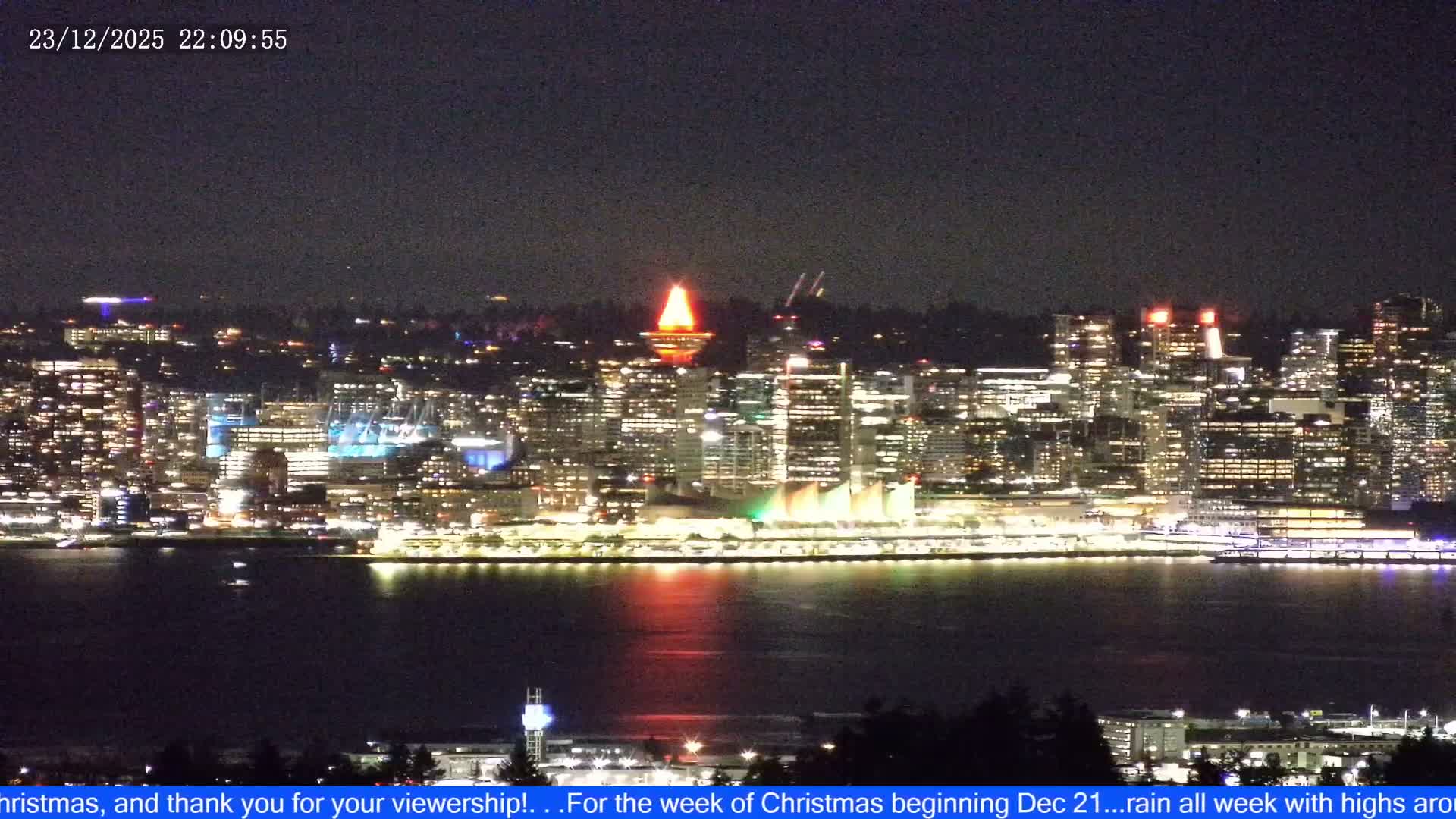 Vancouver City Skyline  & Cruise Ship Spotting Live Cam - Vancouver, Metro Vancouver, British Columbia, Canada