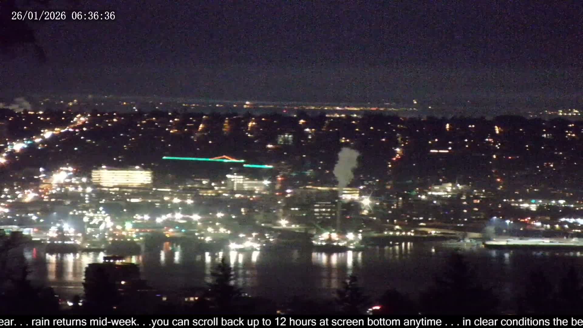 Vancouver City Skyline  & Cruise Ship Spotting Live Cam - Vancouver, Metro Vancouver, British Columbia, Canada