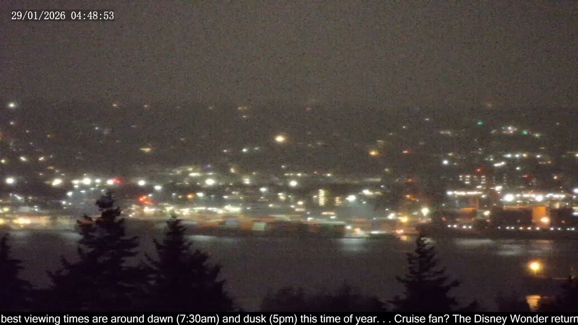 Vancouver City Skyline  & Cruise Ship Spotting Live Cam - Vancouver, Metro Vancouver, British Columbia, Canada