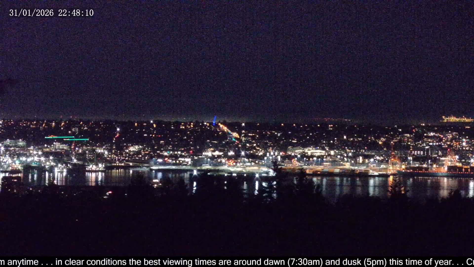 Vancouver City Skyline  & Cruise Ship Spotting Live Cam - Vancouver, Metro Vancouver, British Columbia, Canada
