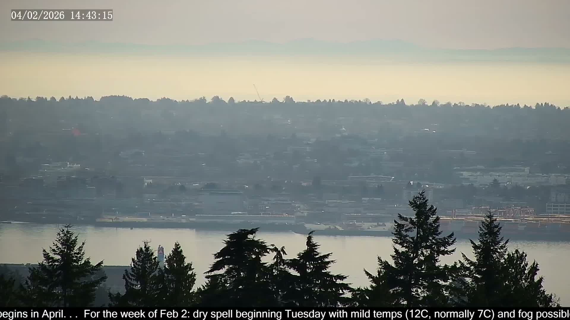 Vancouver City Skyline  & Cruise Ship Spotting Live Cam - Vancouver, Metro Vancouver, British Columbia, Canada
