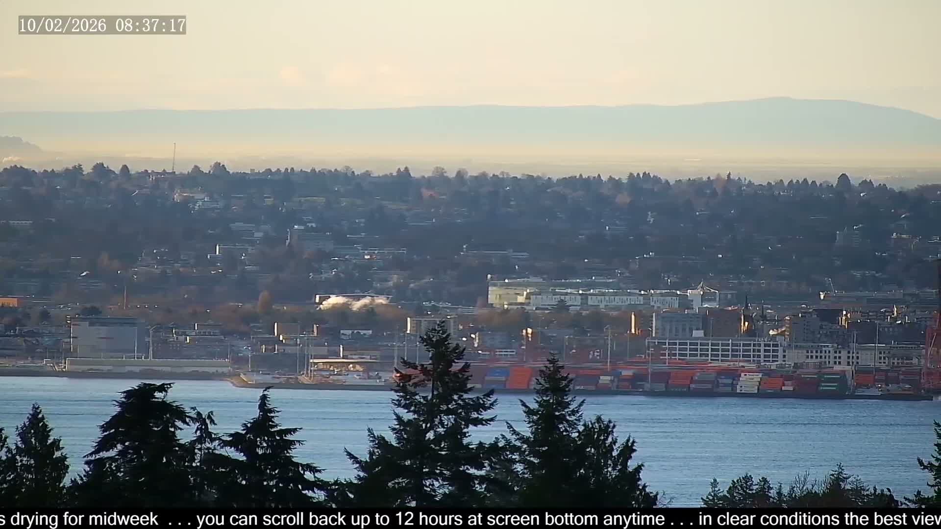 Vancouver City Skyline  & Cruise Ship Spotting Live Cam - Vancouver, Metro Vancouver, British Columbia, Canada