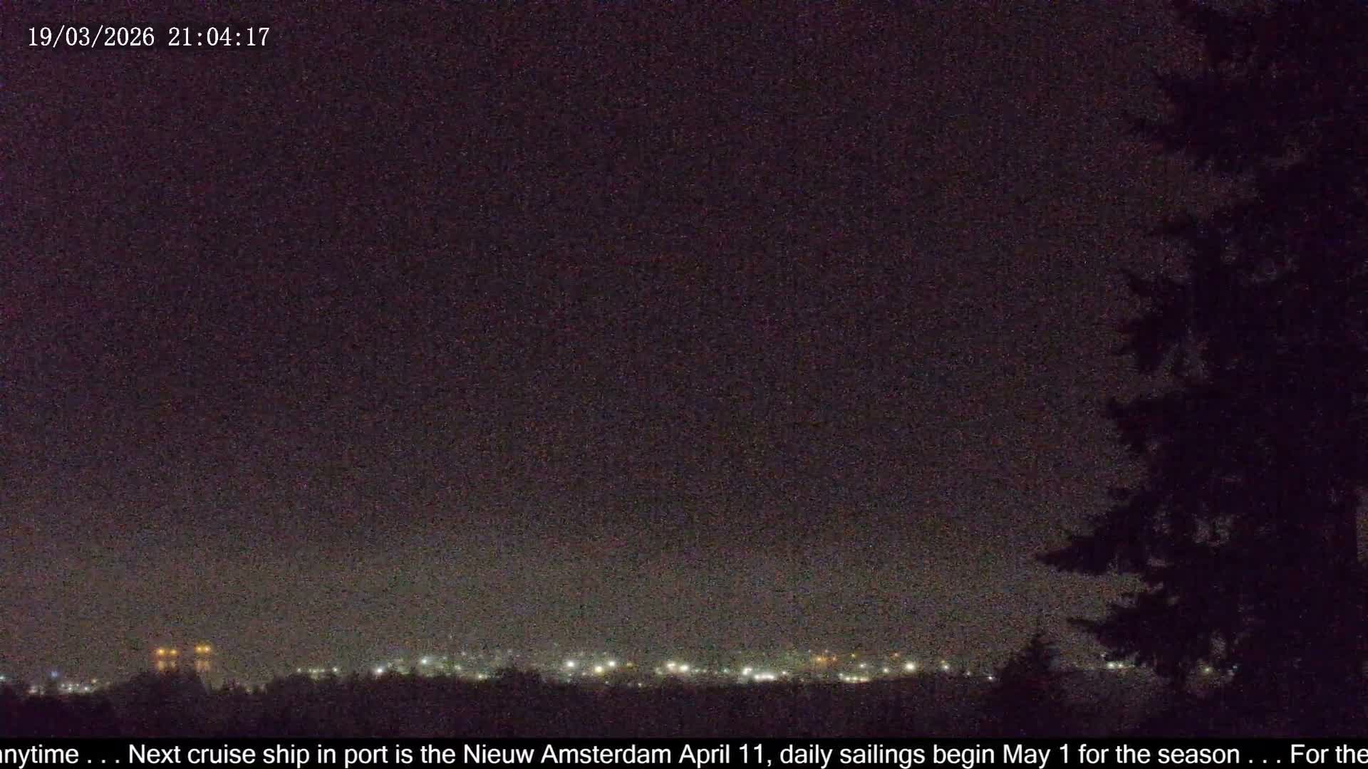 Vancouver City Skyline  & Cruise Ship Spotting Live Cam - Vancouver, Metro Vancouver, British Columbia, Canada