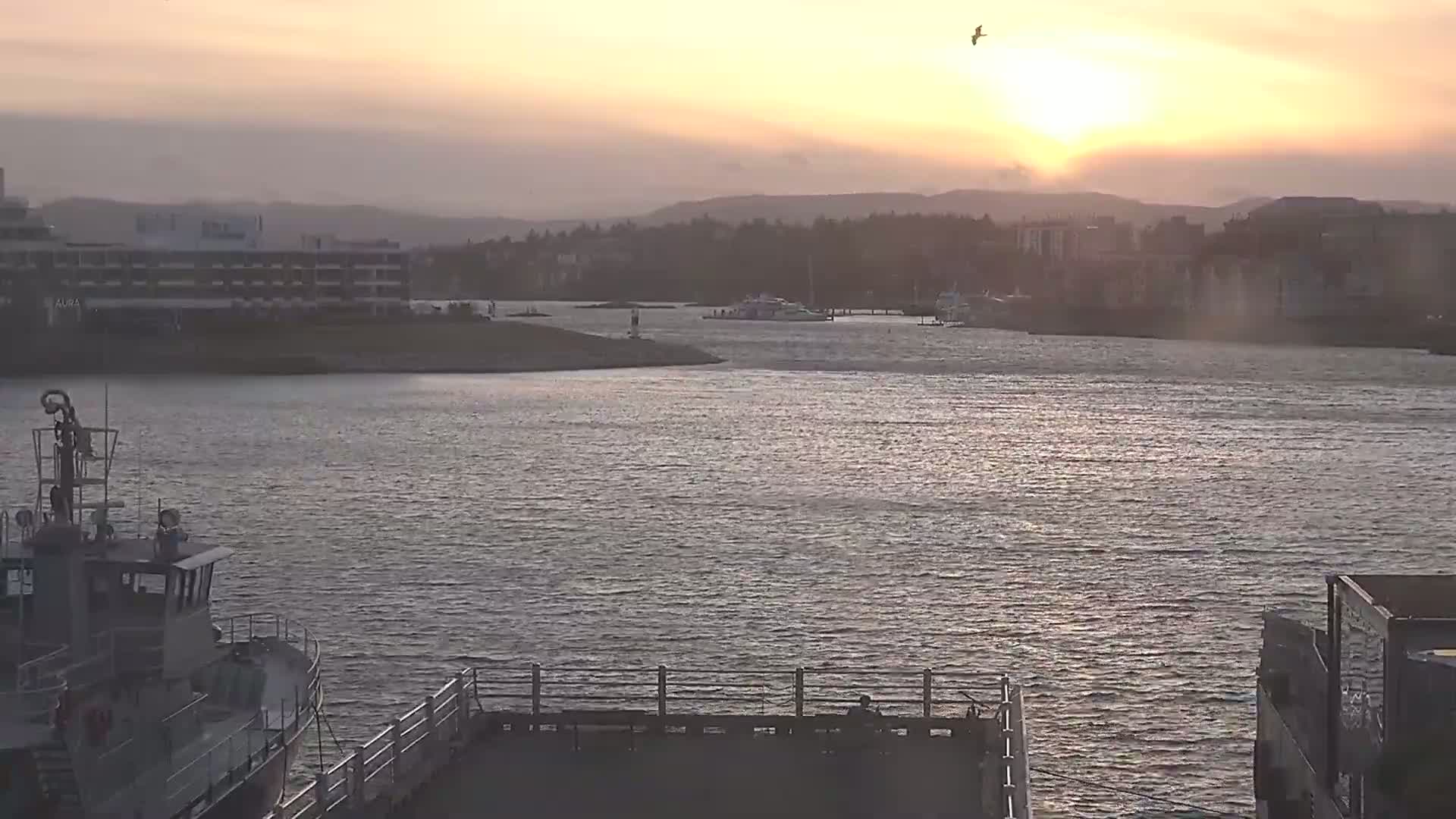 Victoria City Skyline & Victoria Harbour Live Cam - Victoria, Capital Regional District, British Columbia, Canada